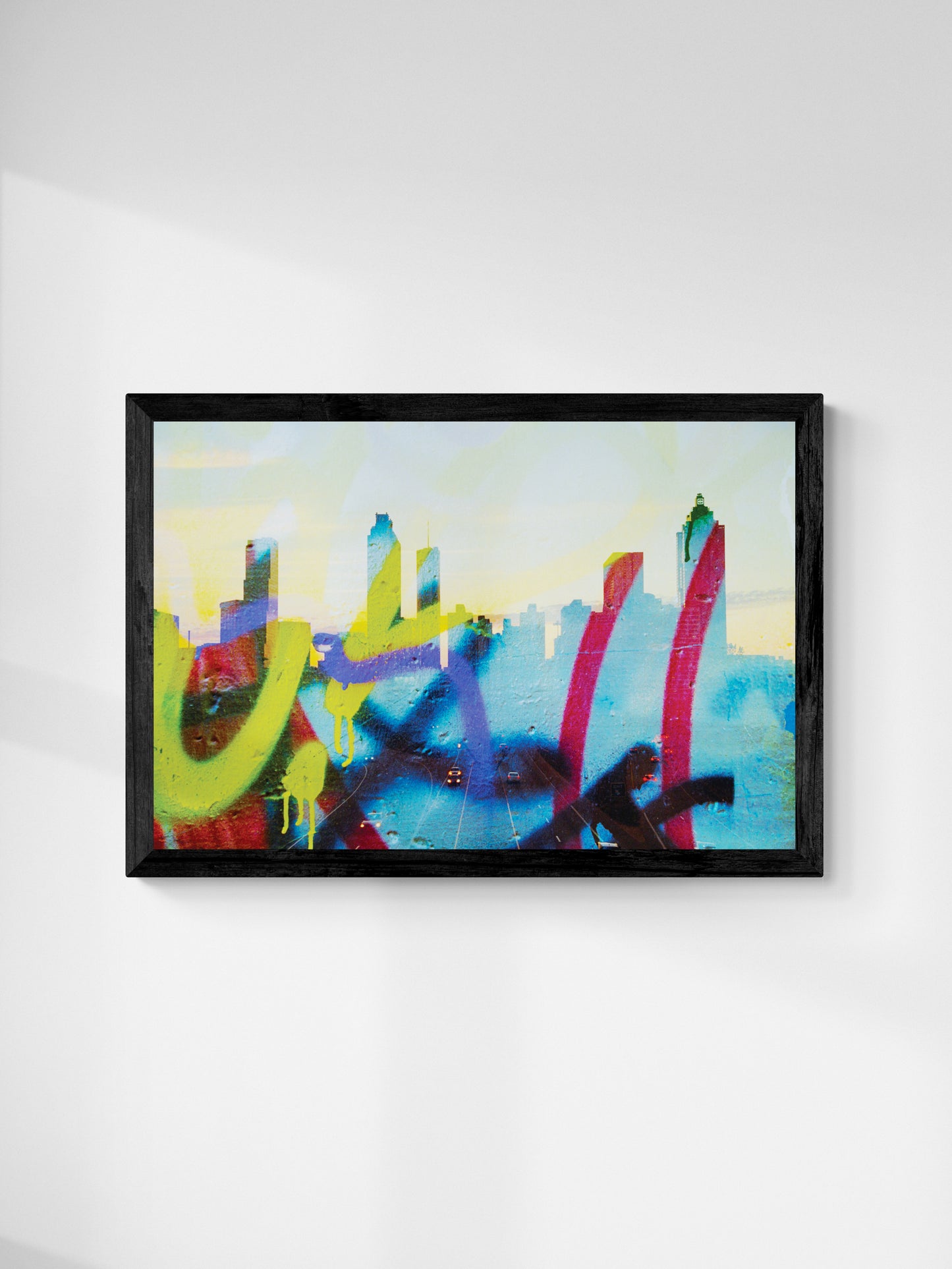 Graffiti Atlanta Skyline