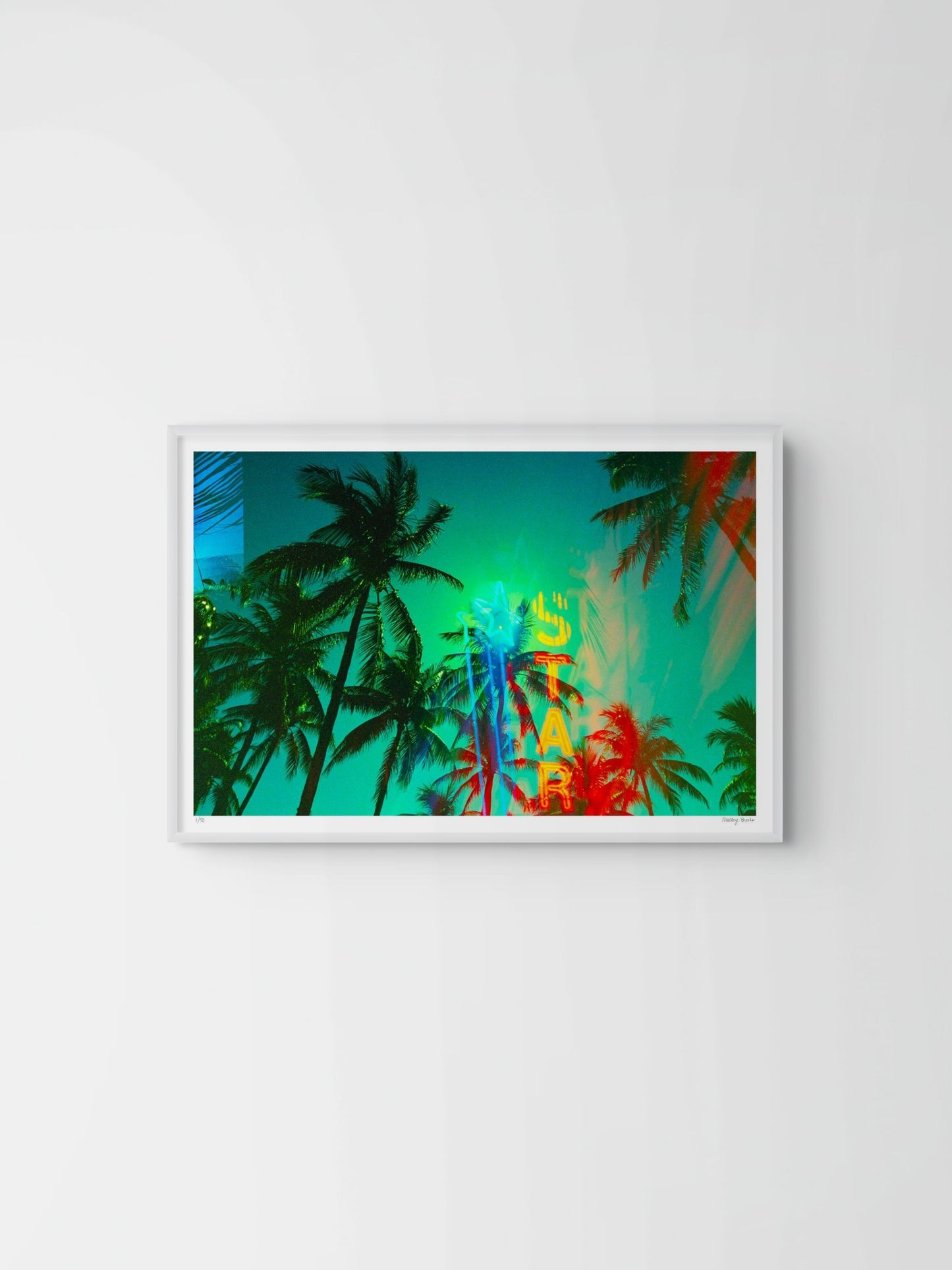 Neon Star Palms No. 1