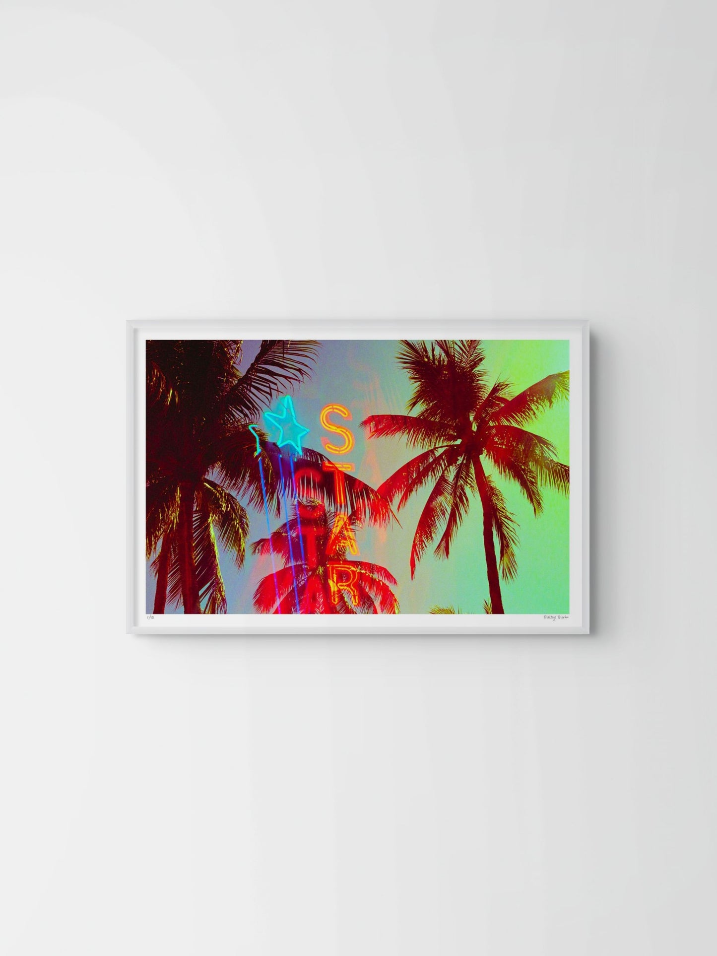 Neon Star Palms No. 2