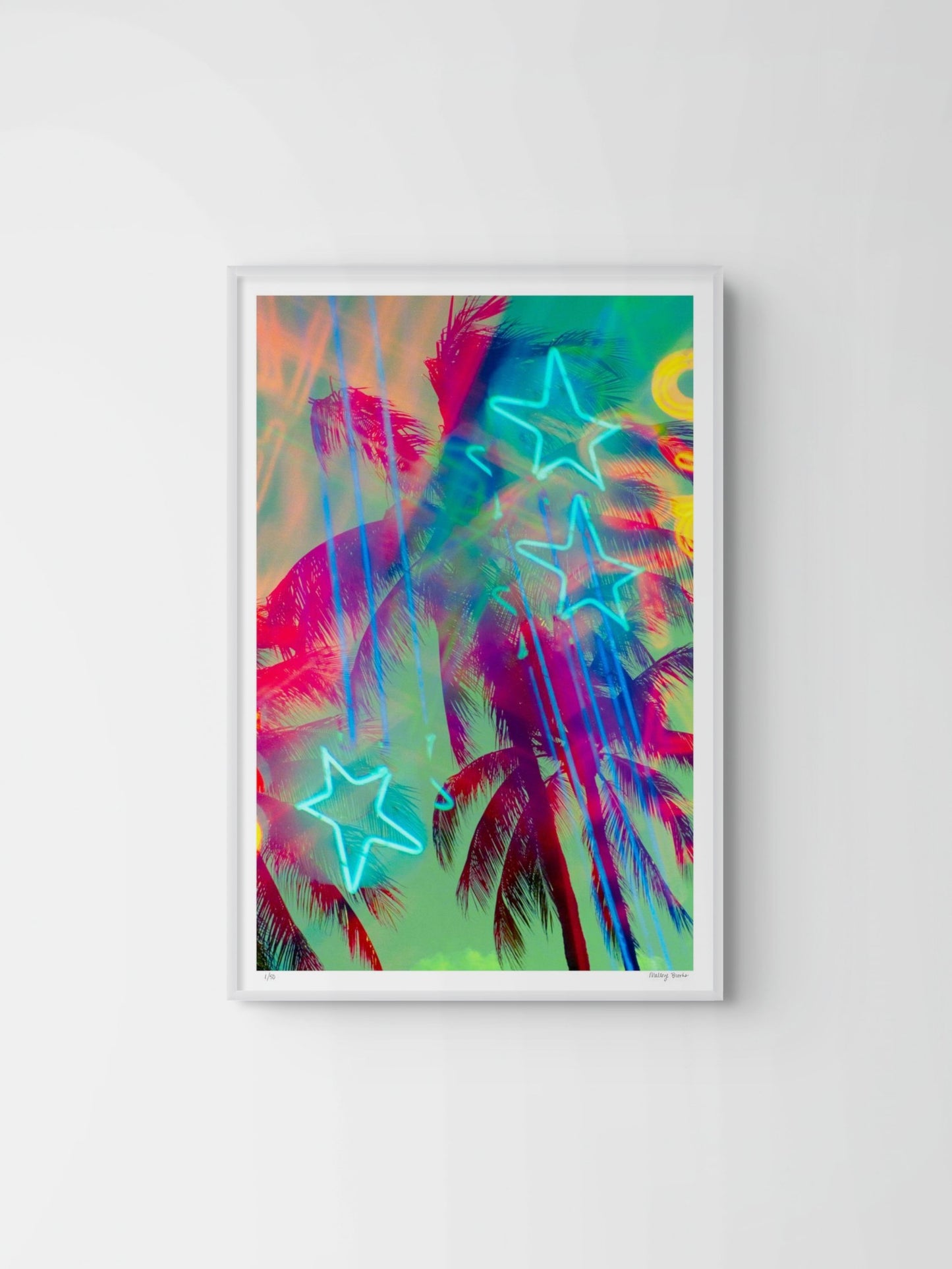 Neon Star Palms No. 3