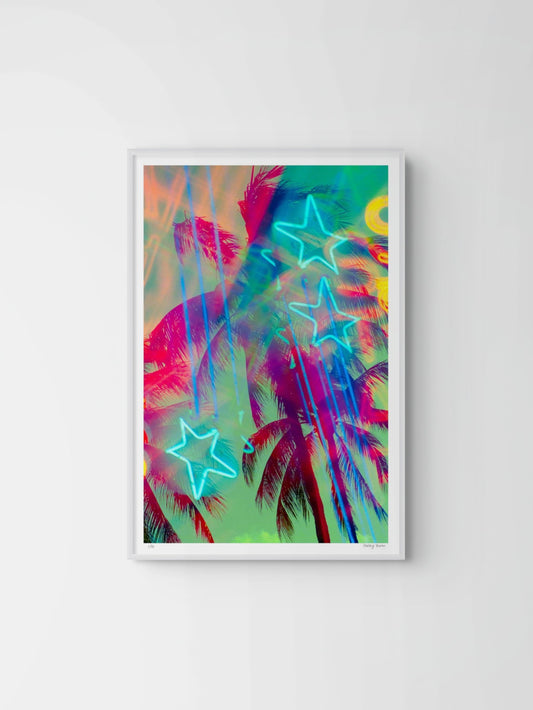 Neon Star Palms No. 3