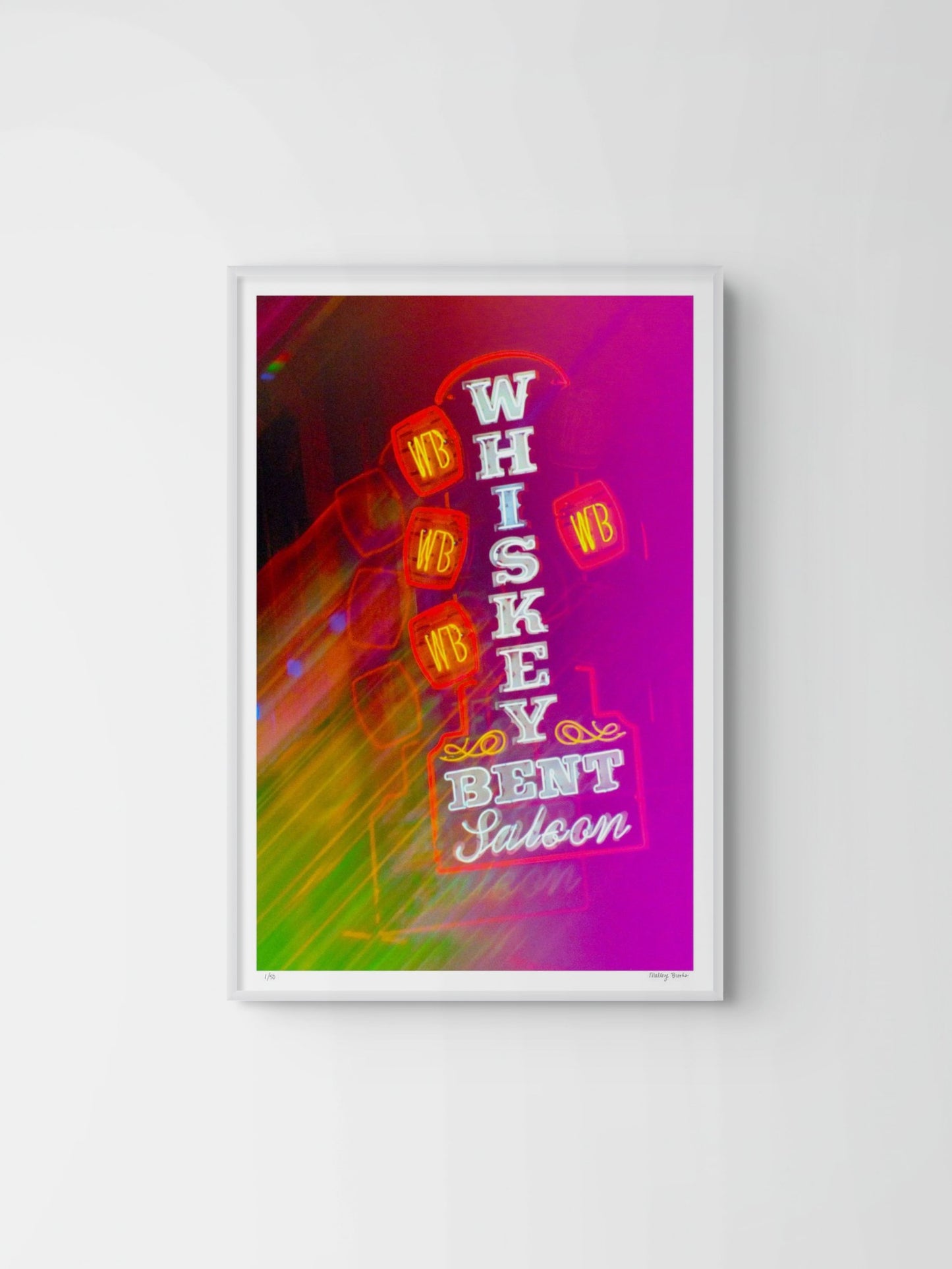 Neon Whiskey Bent Saloon