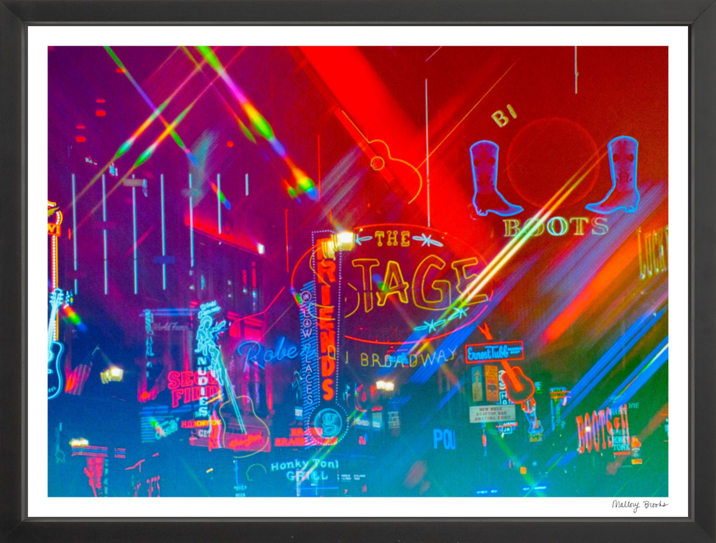 Neon Honky Tonk Highway No. 1