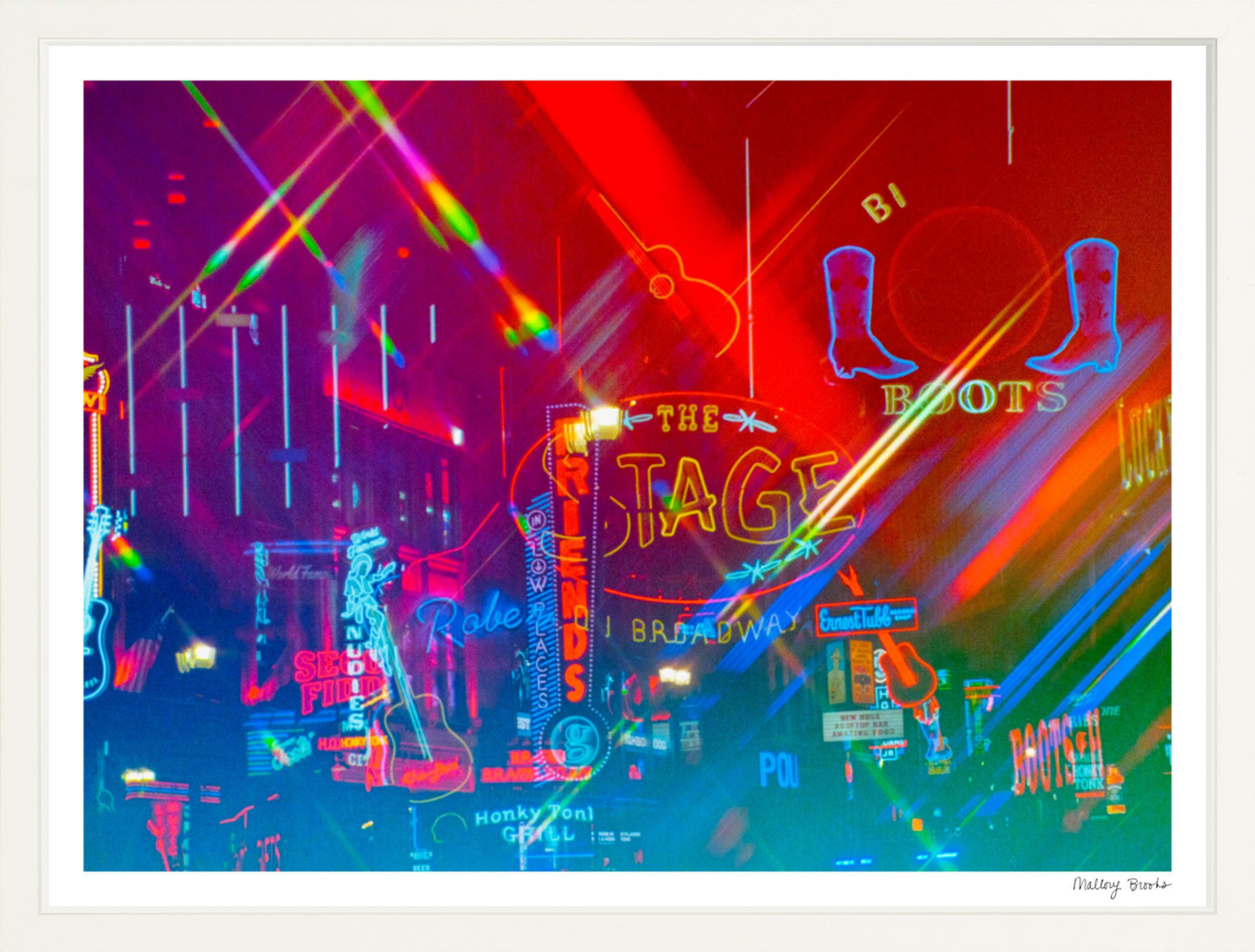 Neon Honky Tonk Highway No. 1
