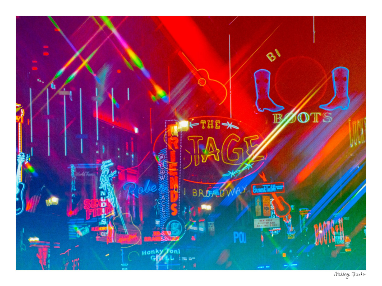 Neon Honky Tonk Highway No. 1
