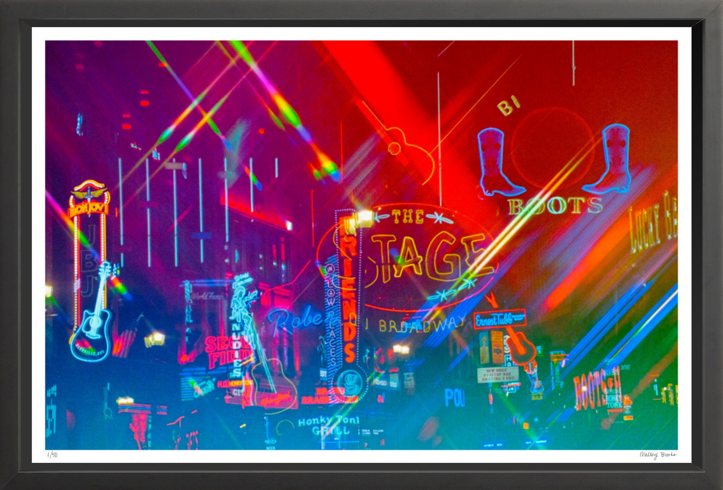 Neon Honky Tonk Highway No. 1