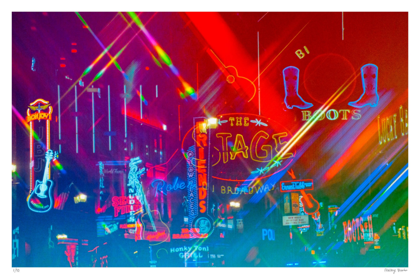 Neon Honky Tonk Highway No. 1