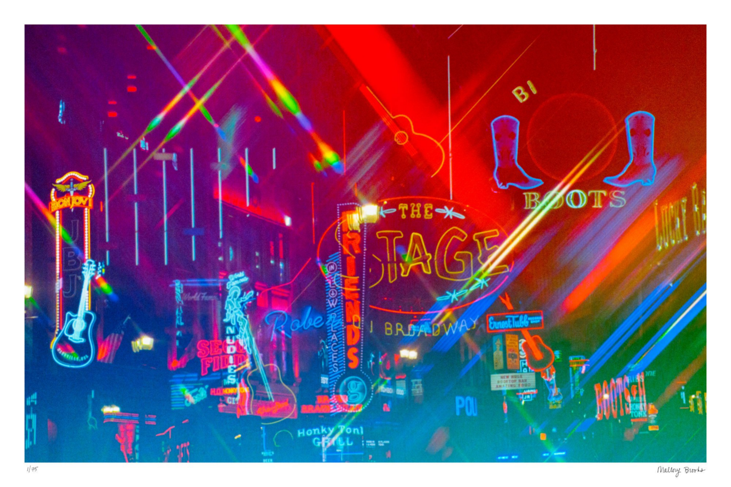 Neon Honky Tonk Highway No. 1
