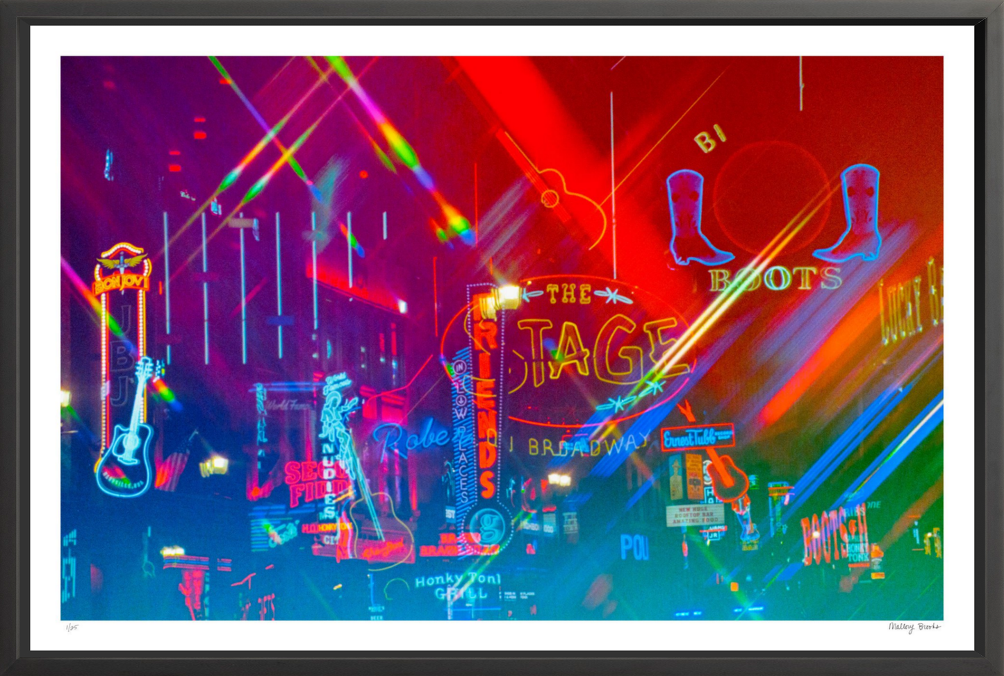 Neon Honky Tonk Highway No. 1