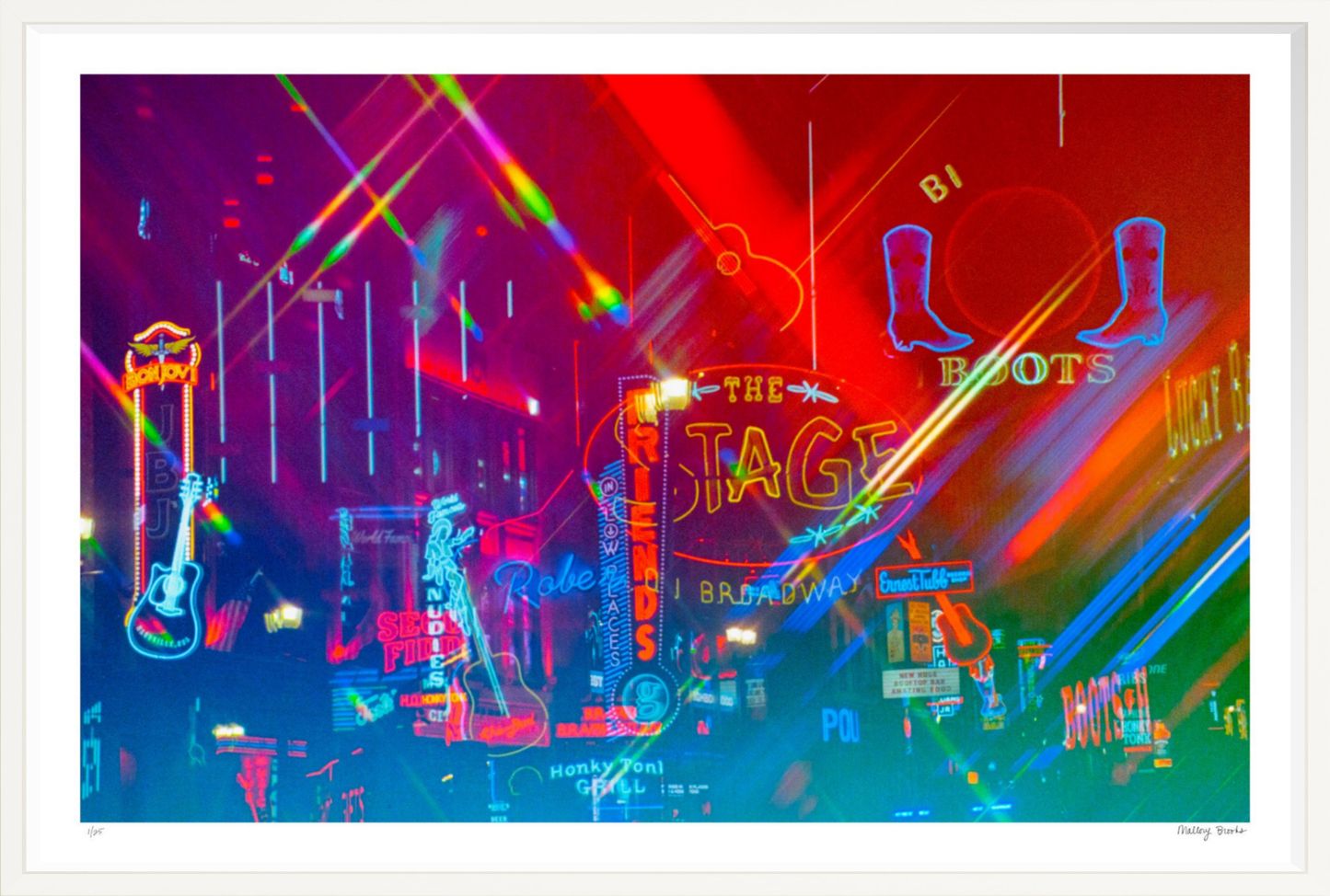 Neon Honky Tonk Highway No. 1