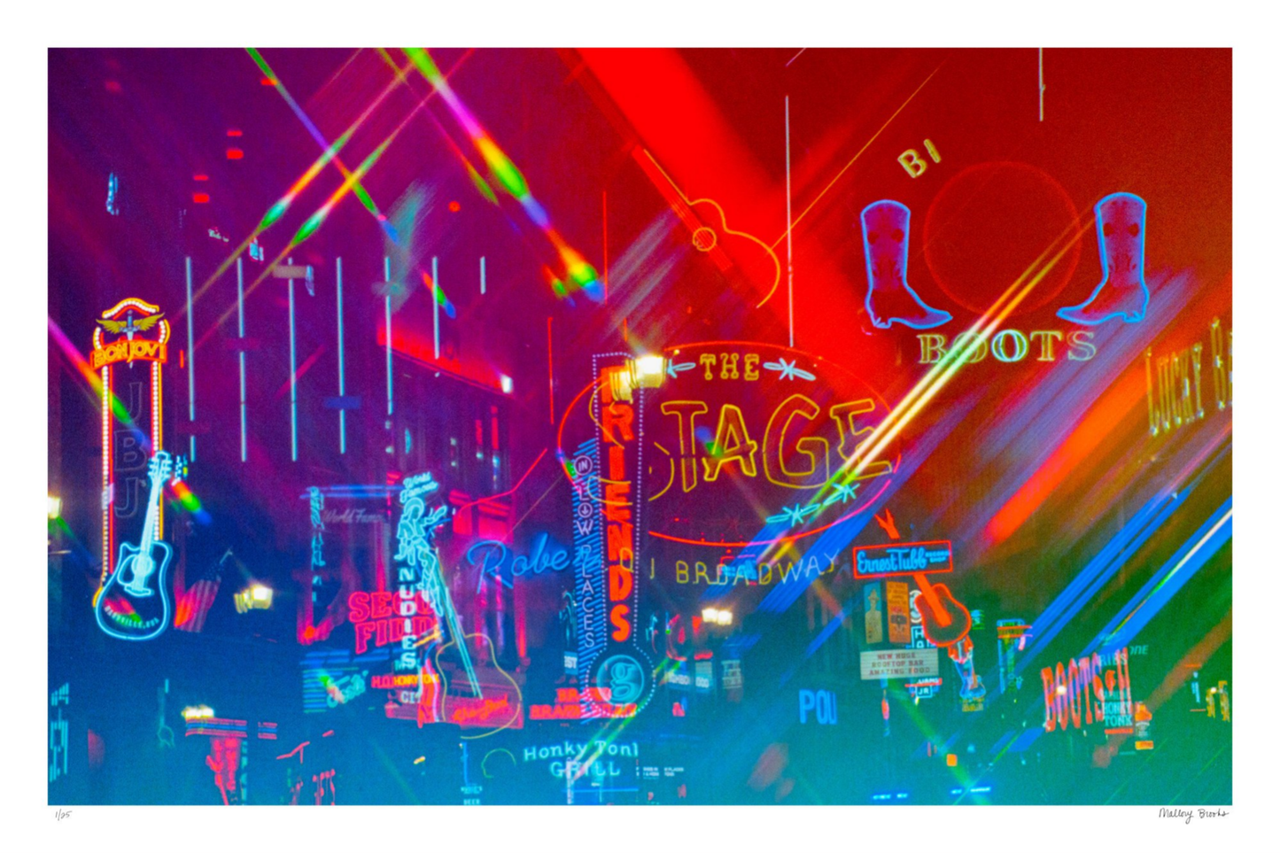 Neon Honky Tonk Highway No. 1