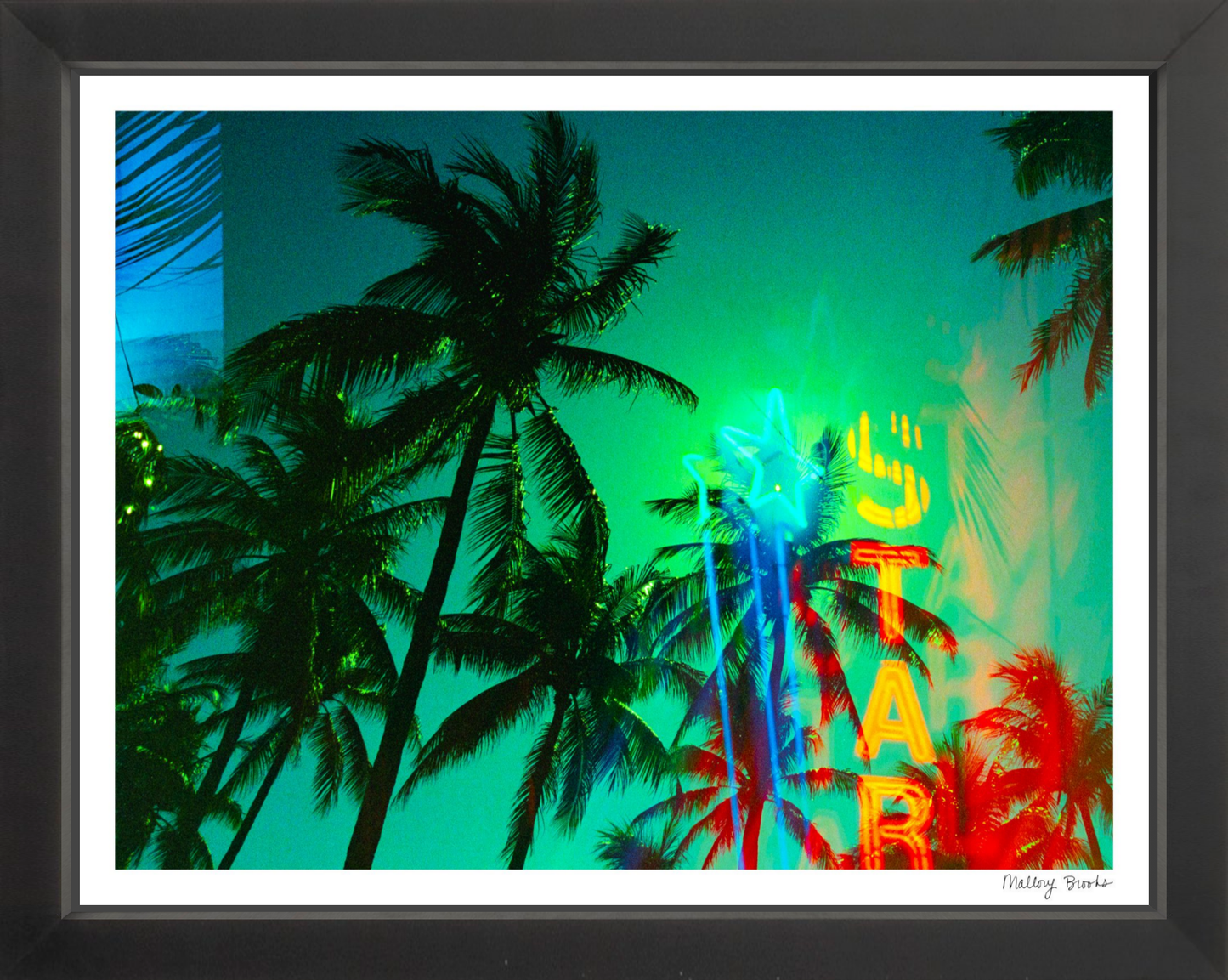 Neon Star Palms No. 1