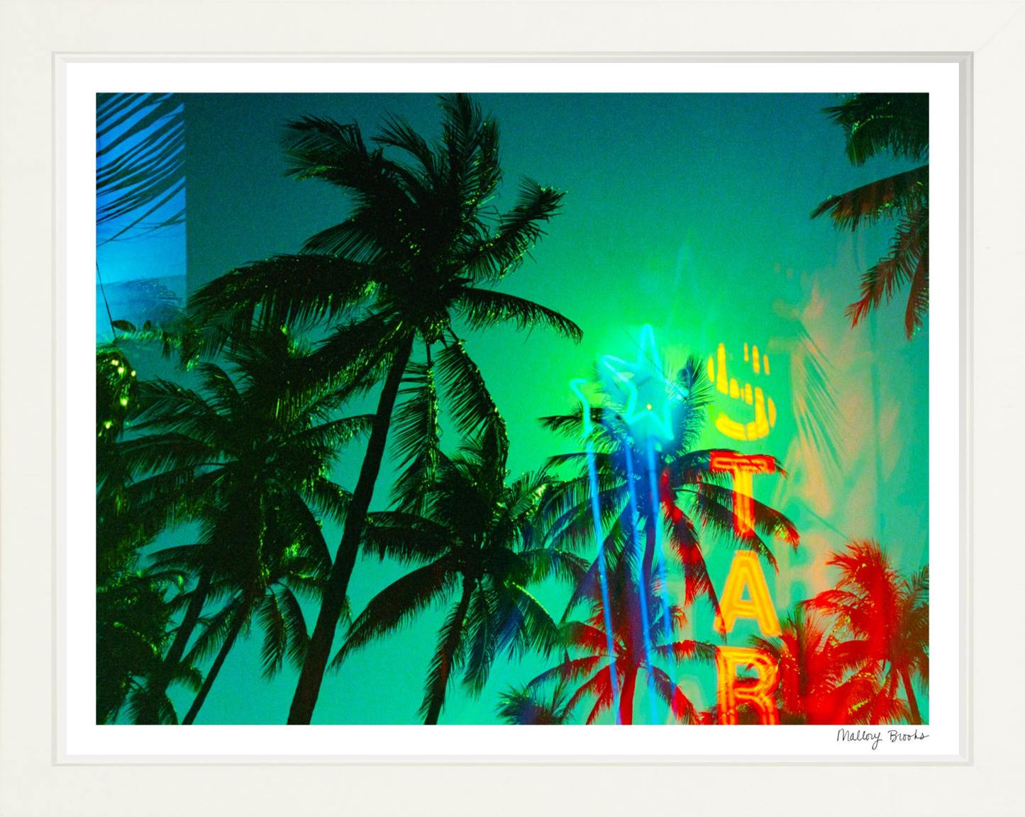 Neon Star Palms No. 1