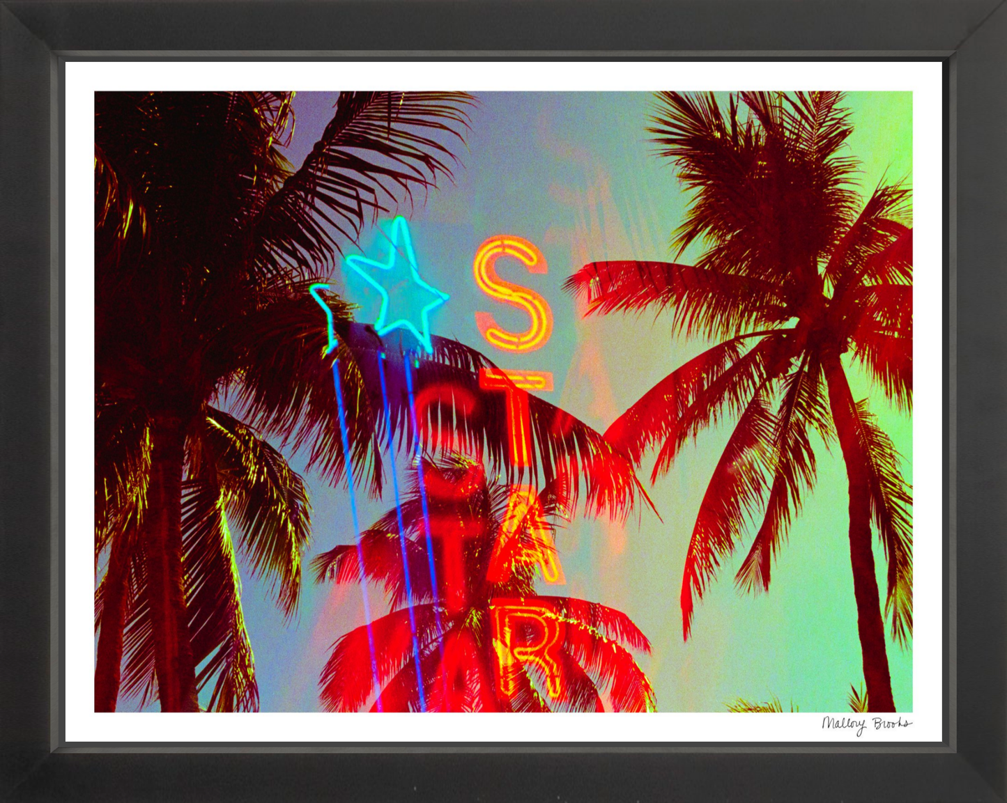 Neon Star Palms No. 2