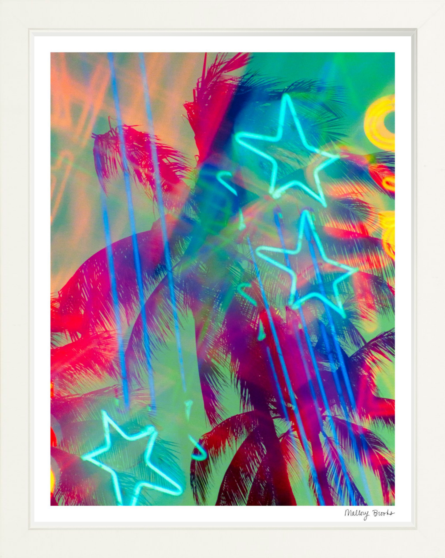Neon Star Palms No. 3