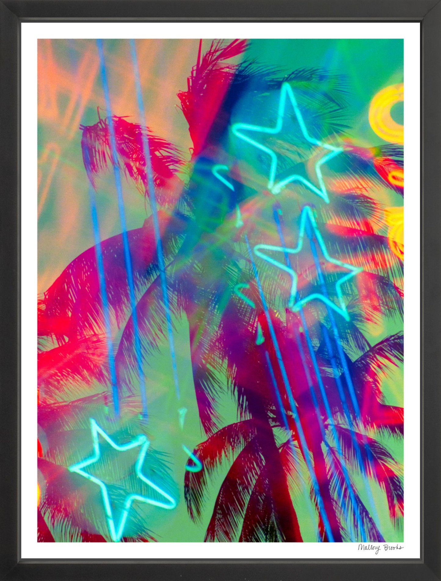 Neon Star Palms No. 3