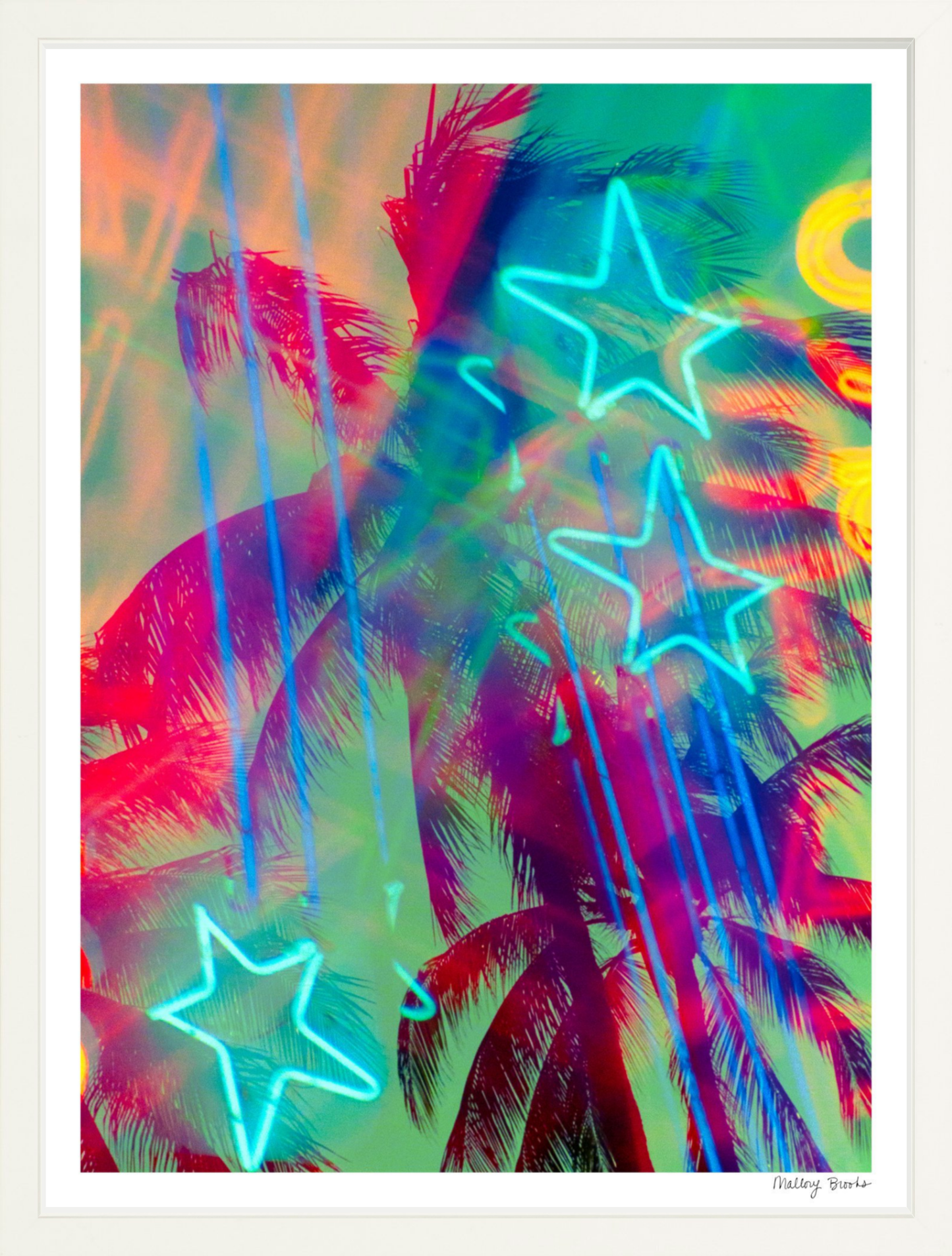 Neon Star Palms No. 3