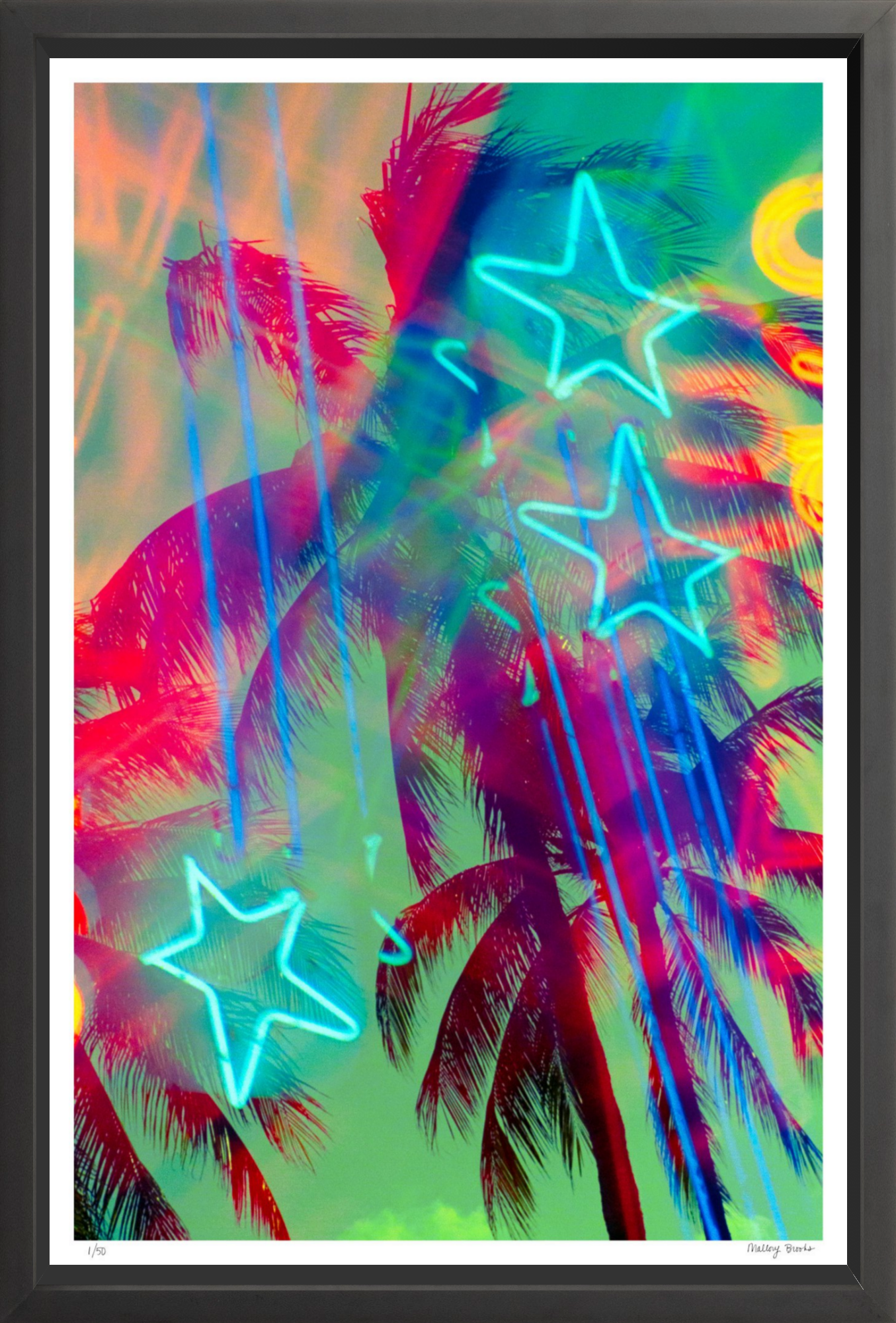 Neon Star Palms No. 3