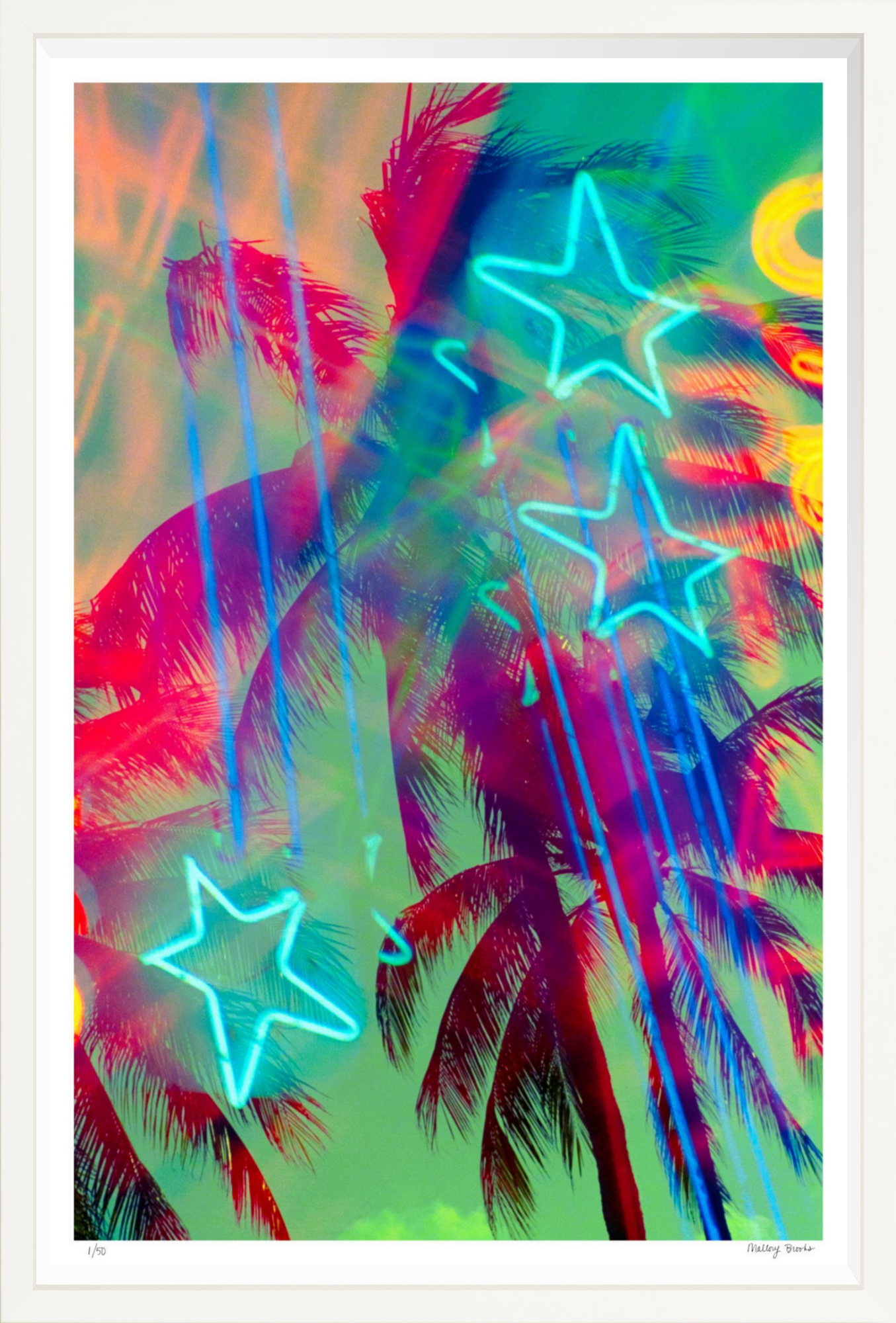 Neon Star Palms No. 3
