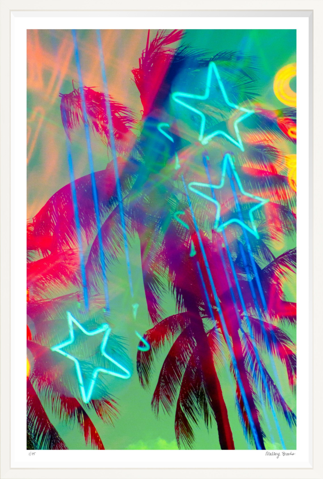 Neon Star Palms No. 3
