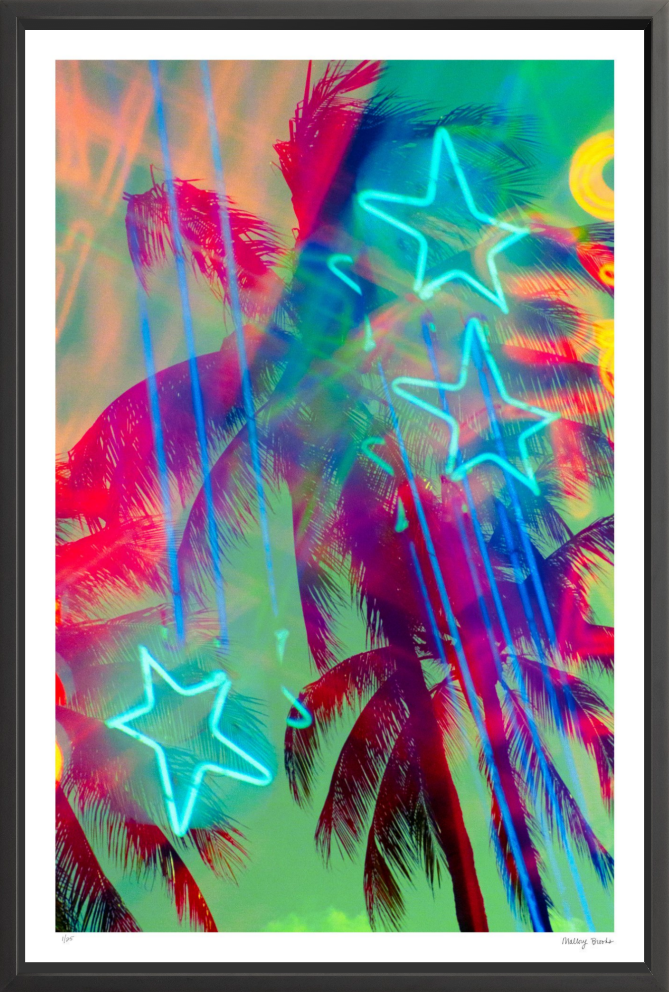 Neon Star Palms No. 3