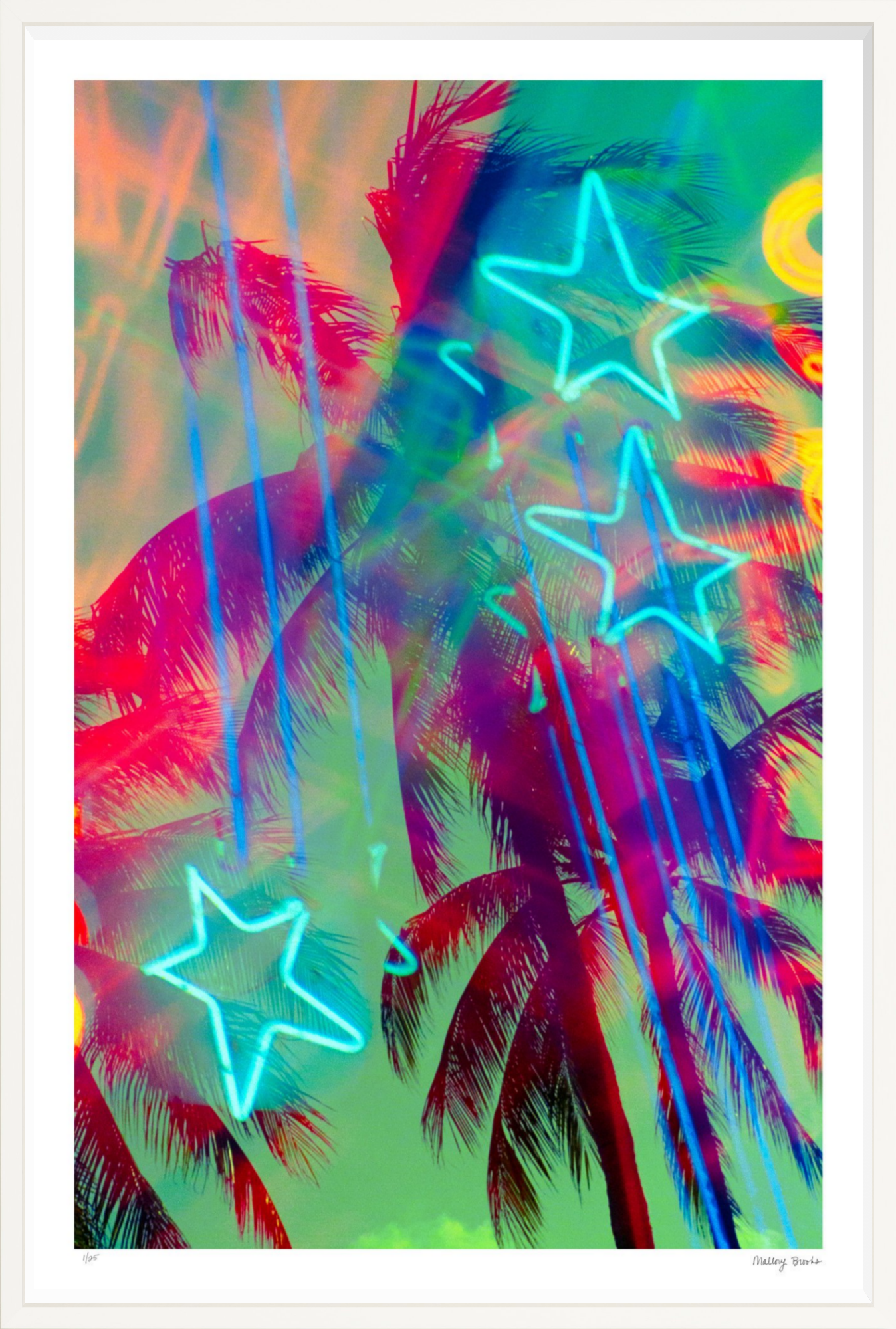 Neon Star Palms No. 3
