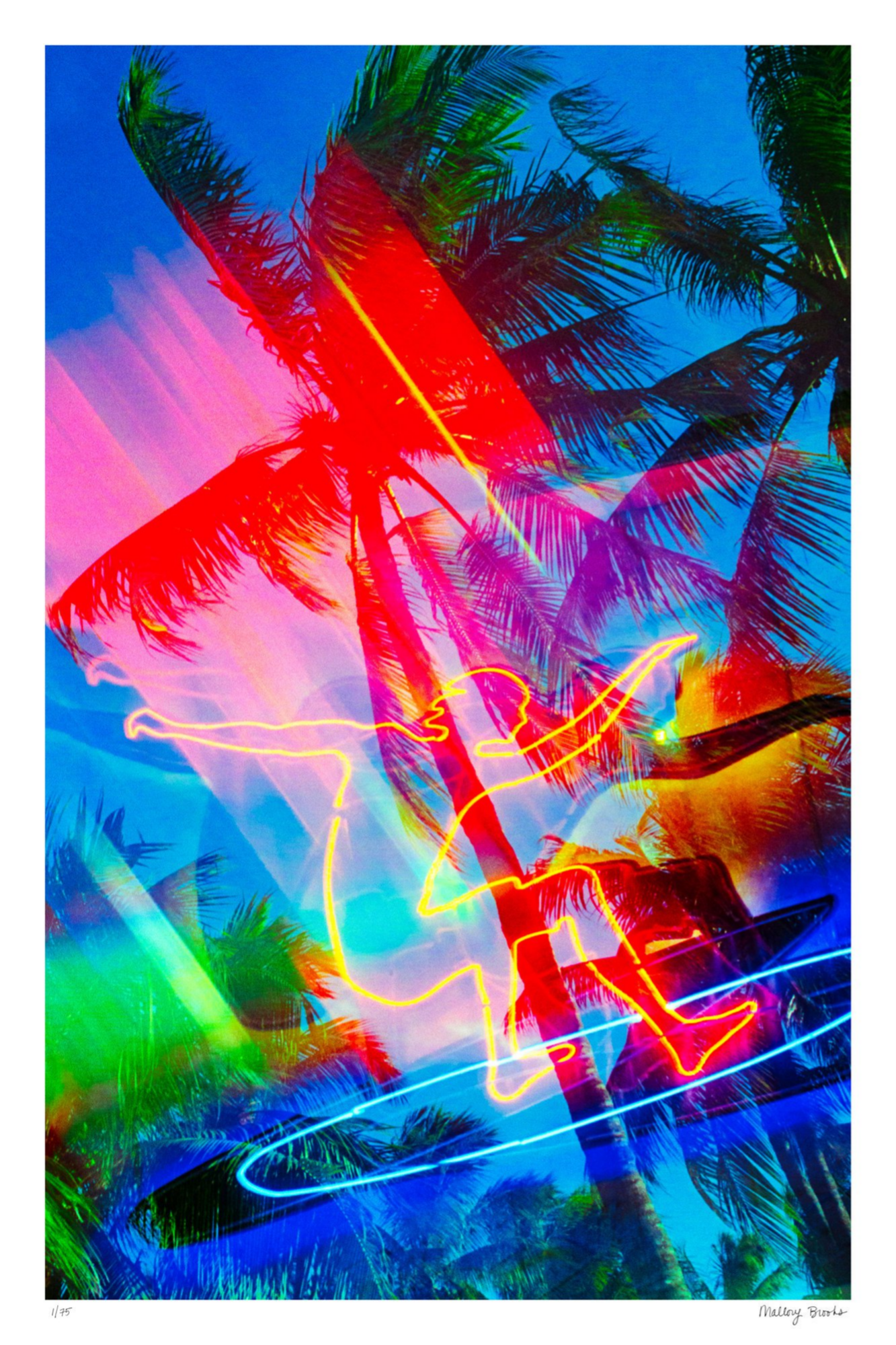 Neon Surfer
