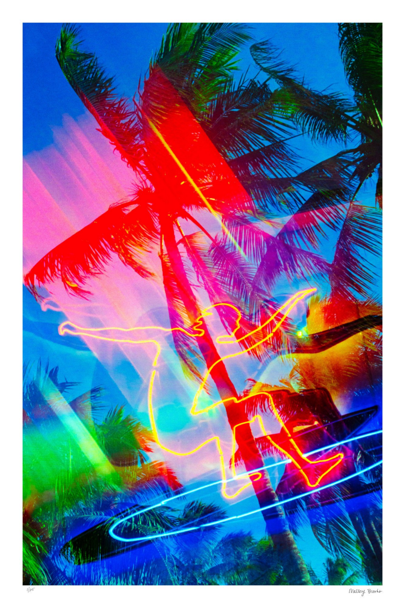 Neon Surfer