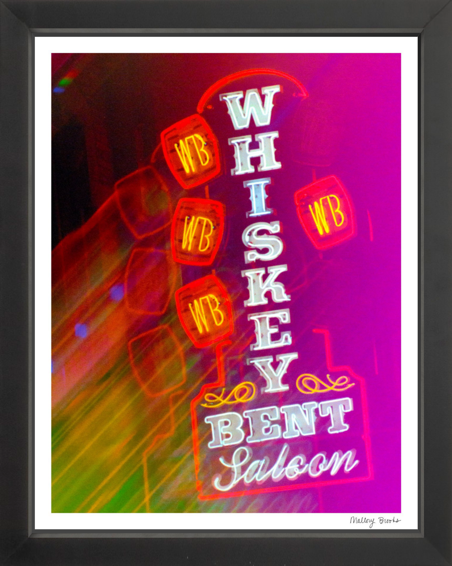 Neon Whiskey Bent Saloon