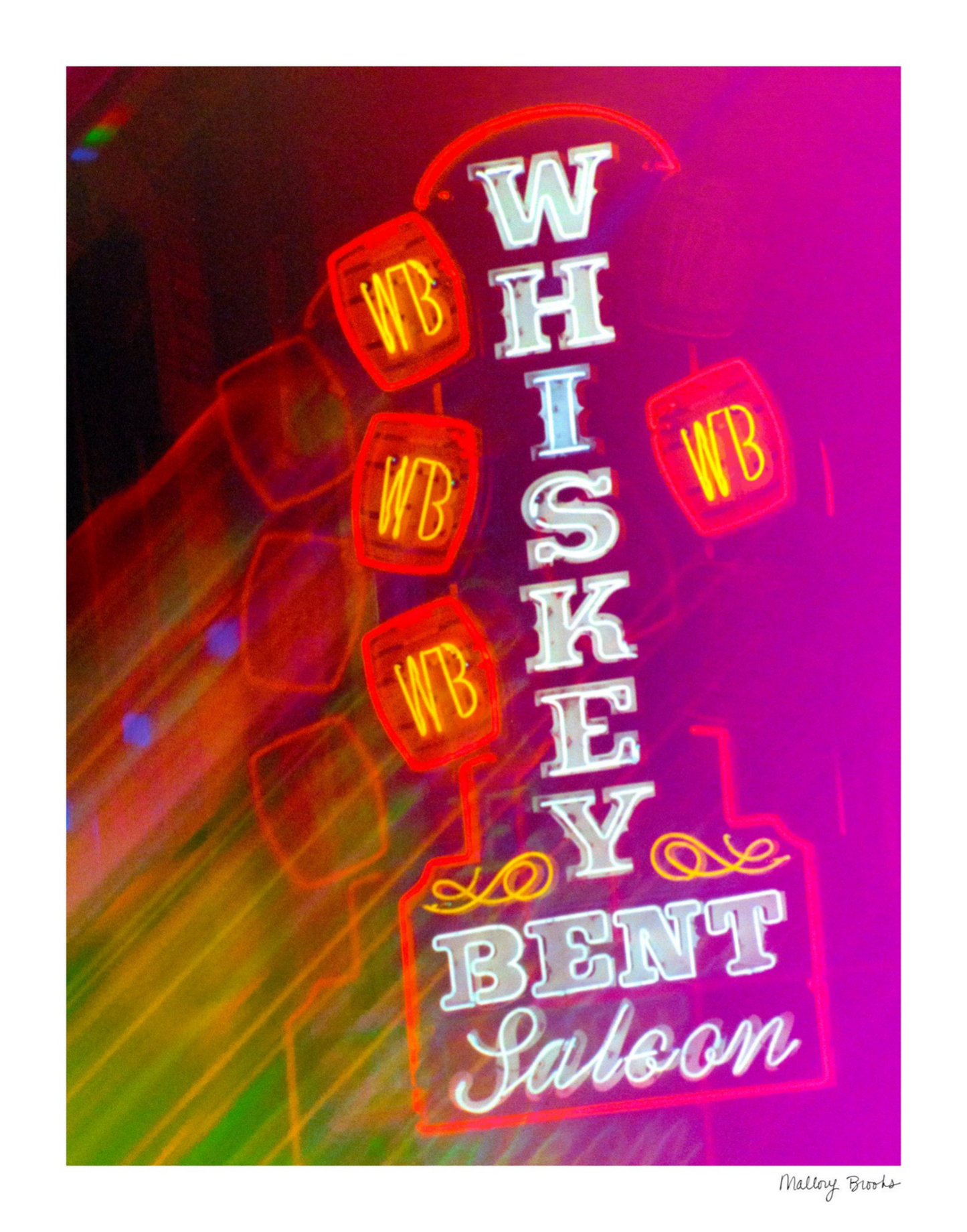 Neon Whiskey Bent Saloon
