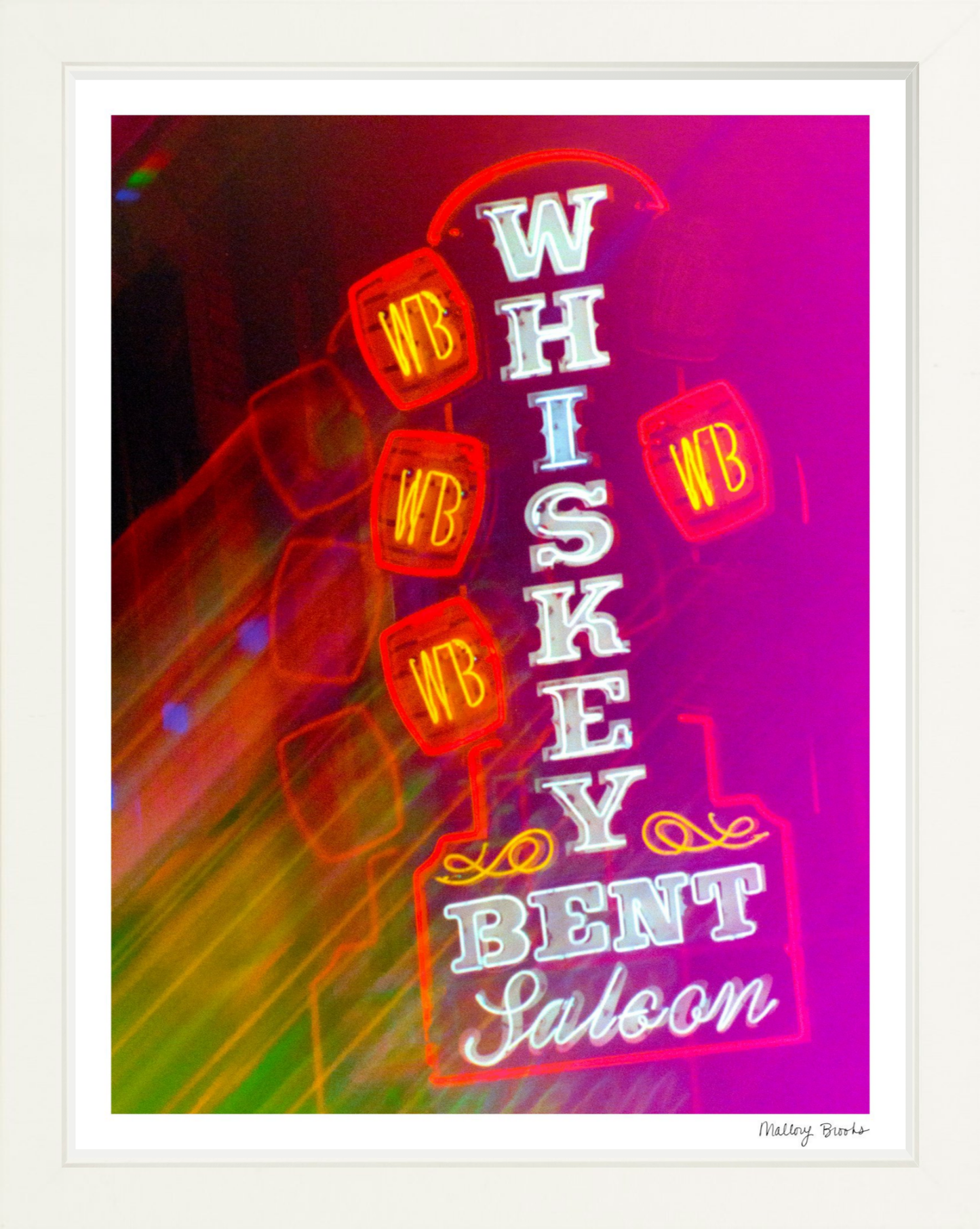 Neon Whiskey Bent Saloon