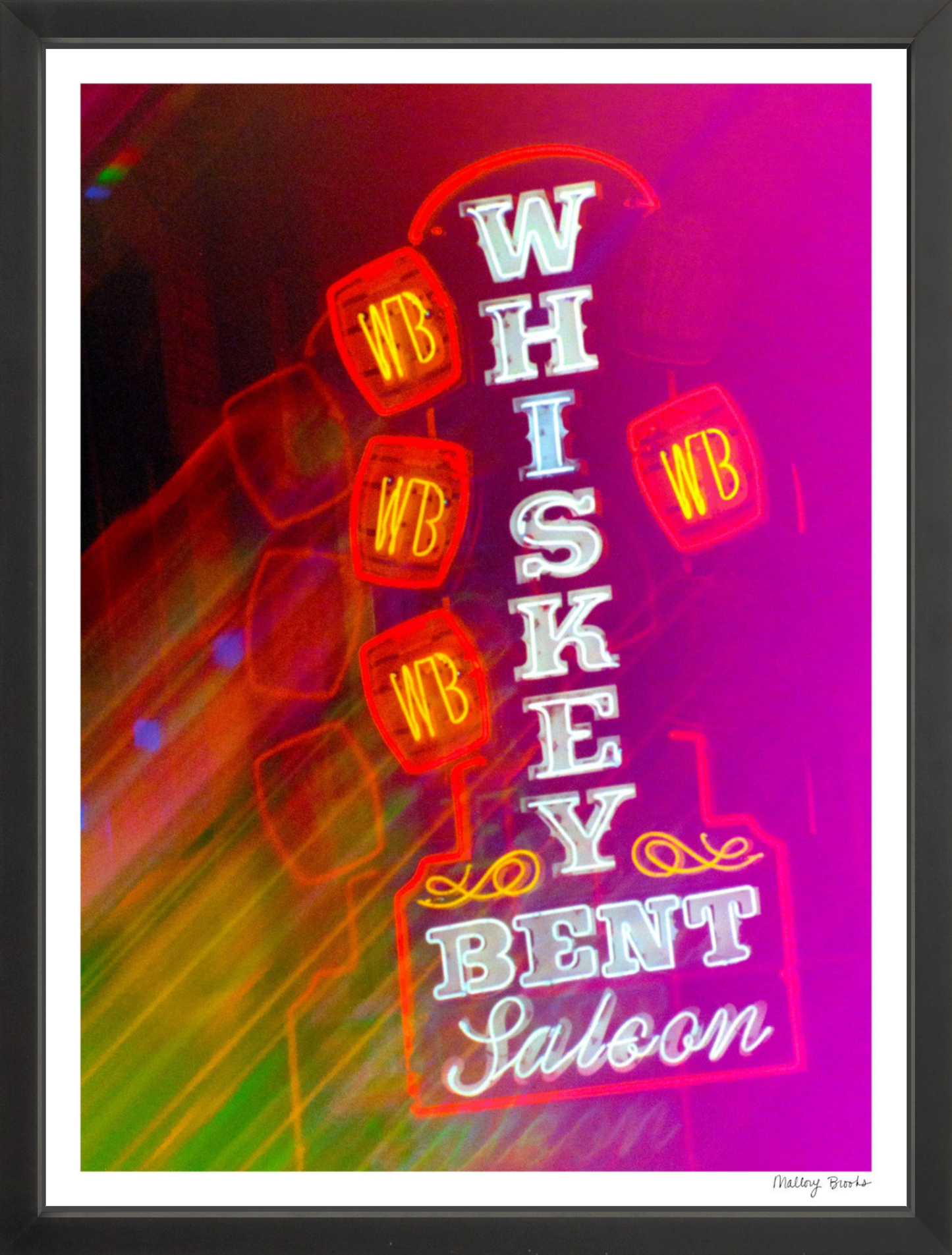 Neon Whiskey Bent Saloon