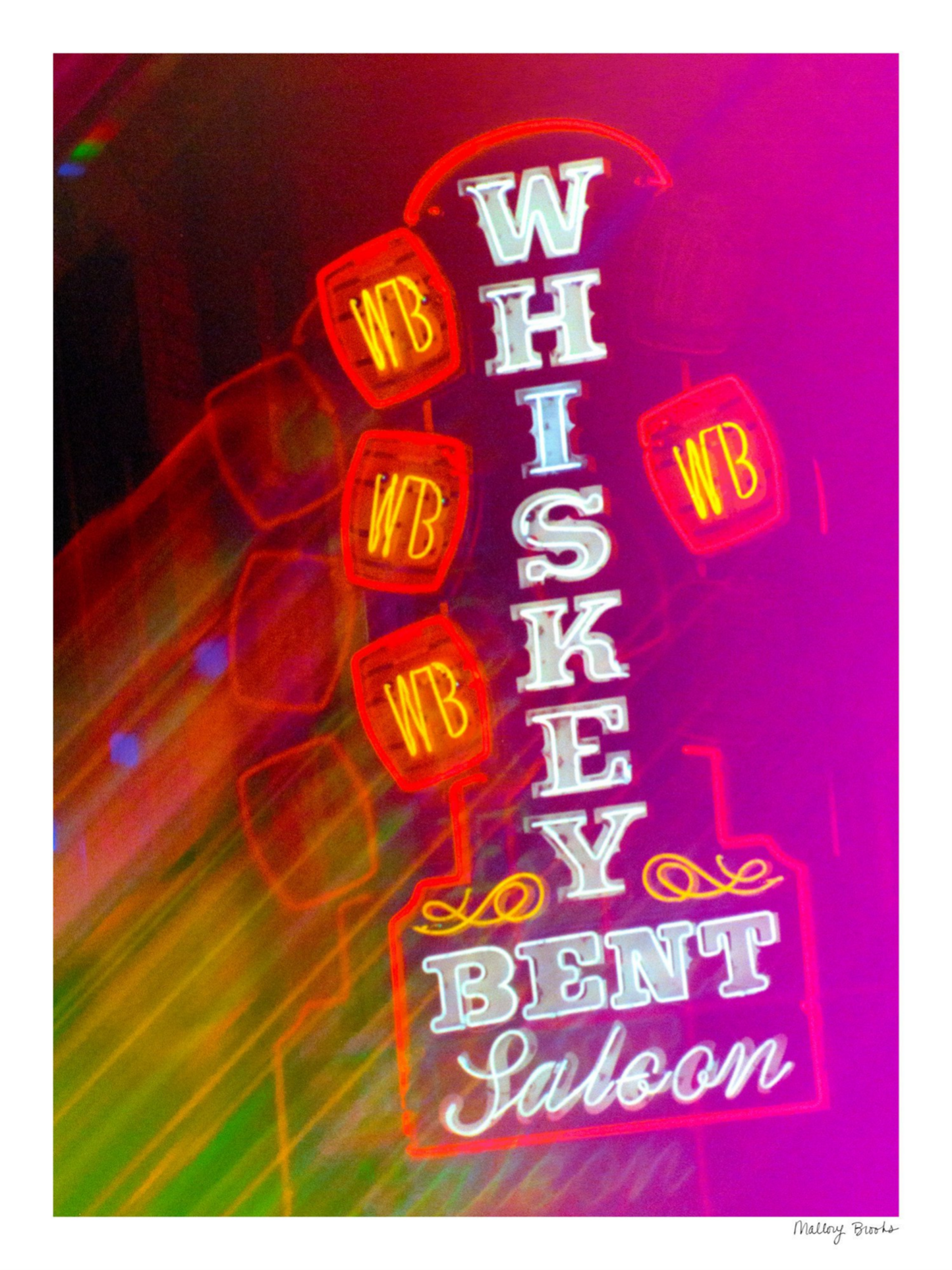 Neon Whiskey Bent Saloon