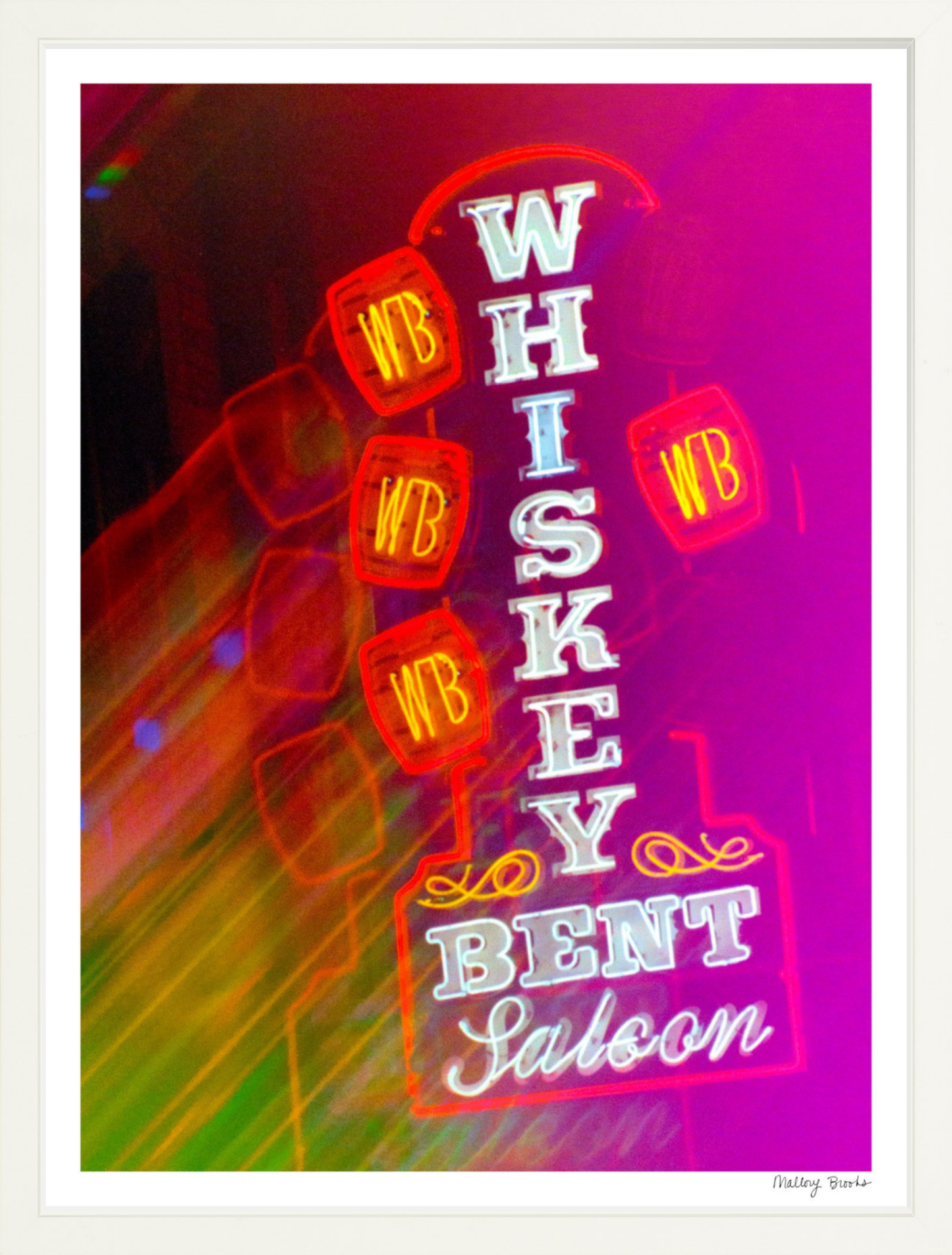 Neon Whiskey Bent Saloon