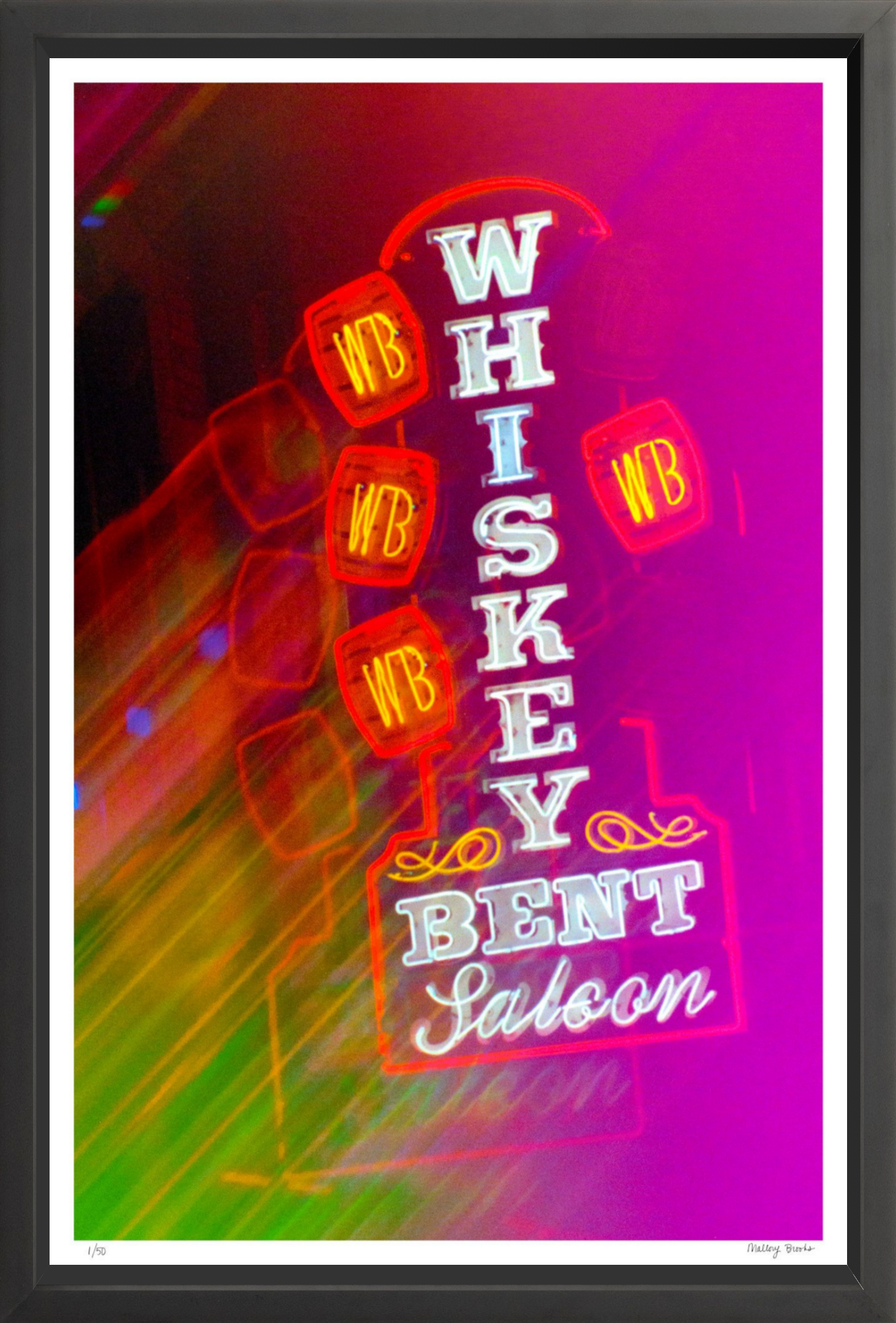 Neon Whiskey Bent Saloon