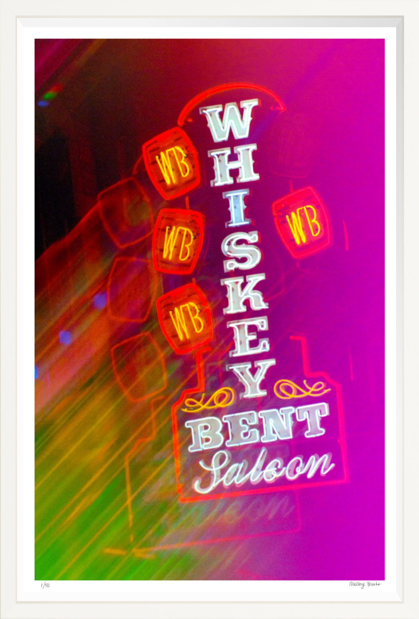 Neon Whiskey Bent Saloon