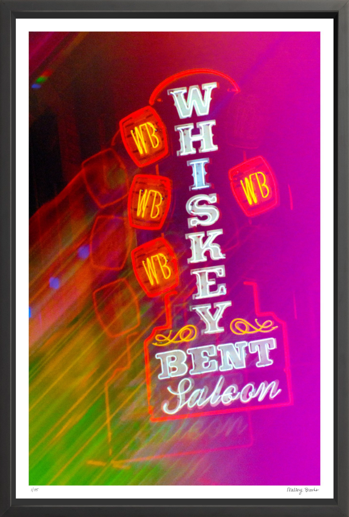 Neon Whiskey Bent Saloon