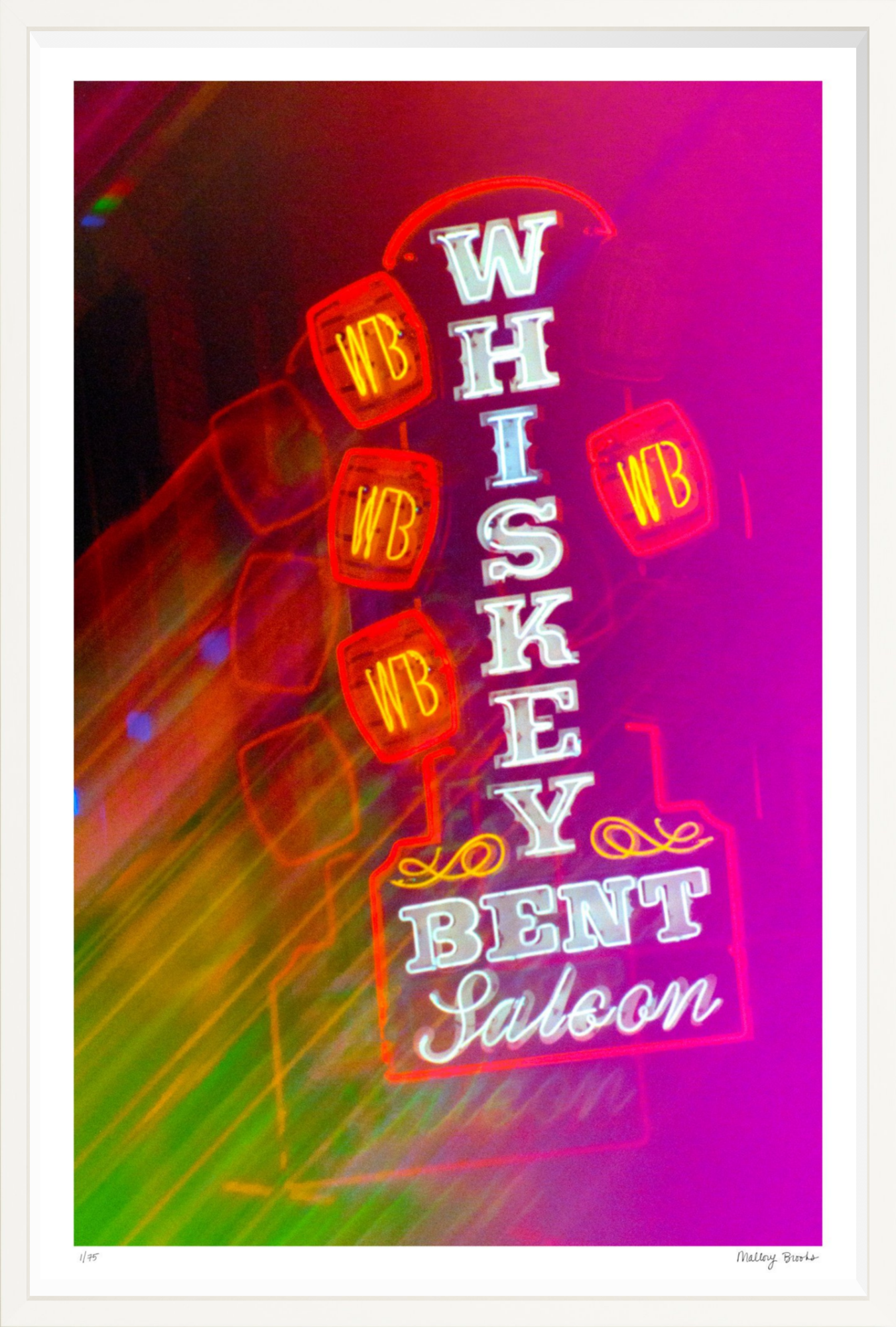 Neon Whiskey Bent Saloon