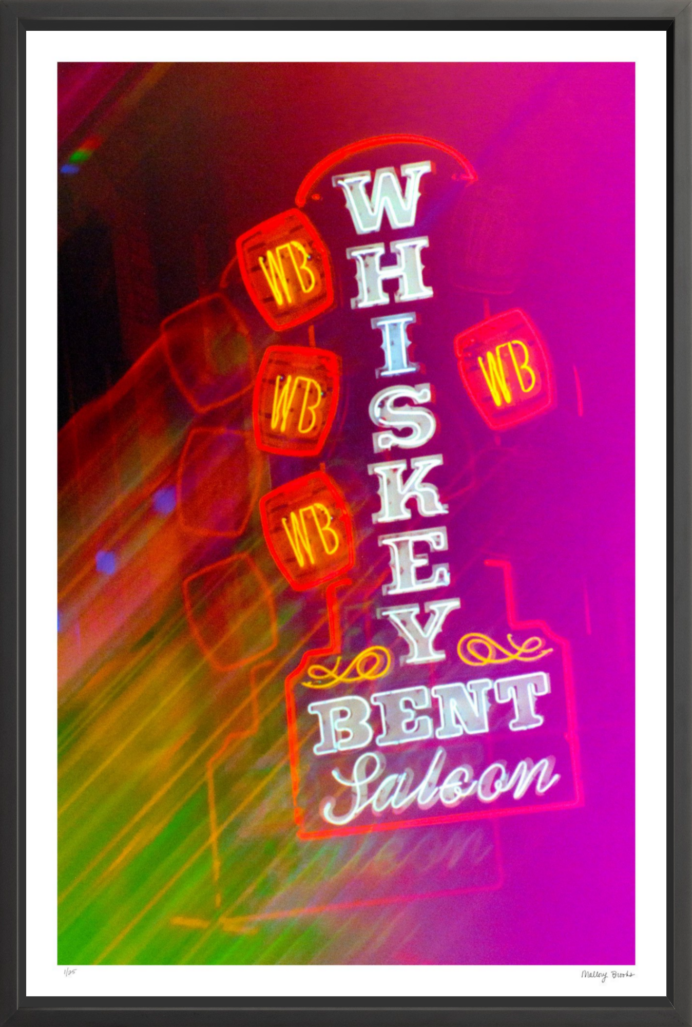Neon Whiskey Bent Saloon