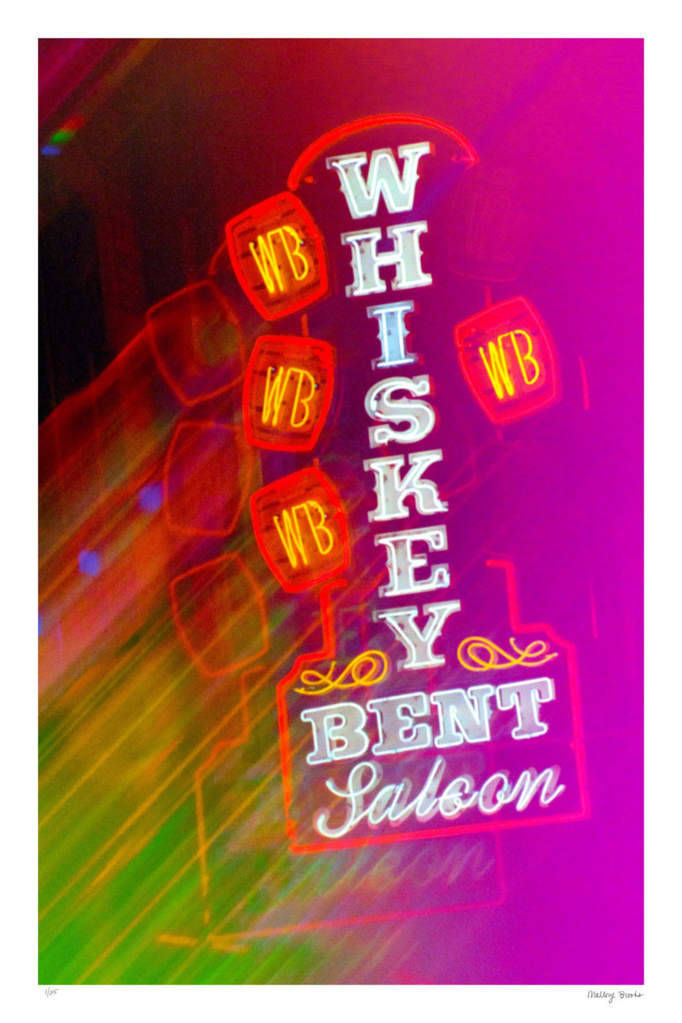Neon Whiskey Bent Saloon
