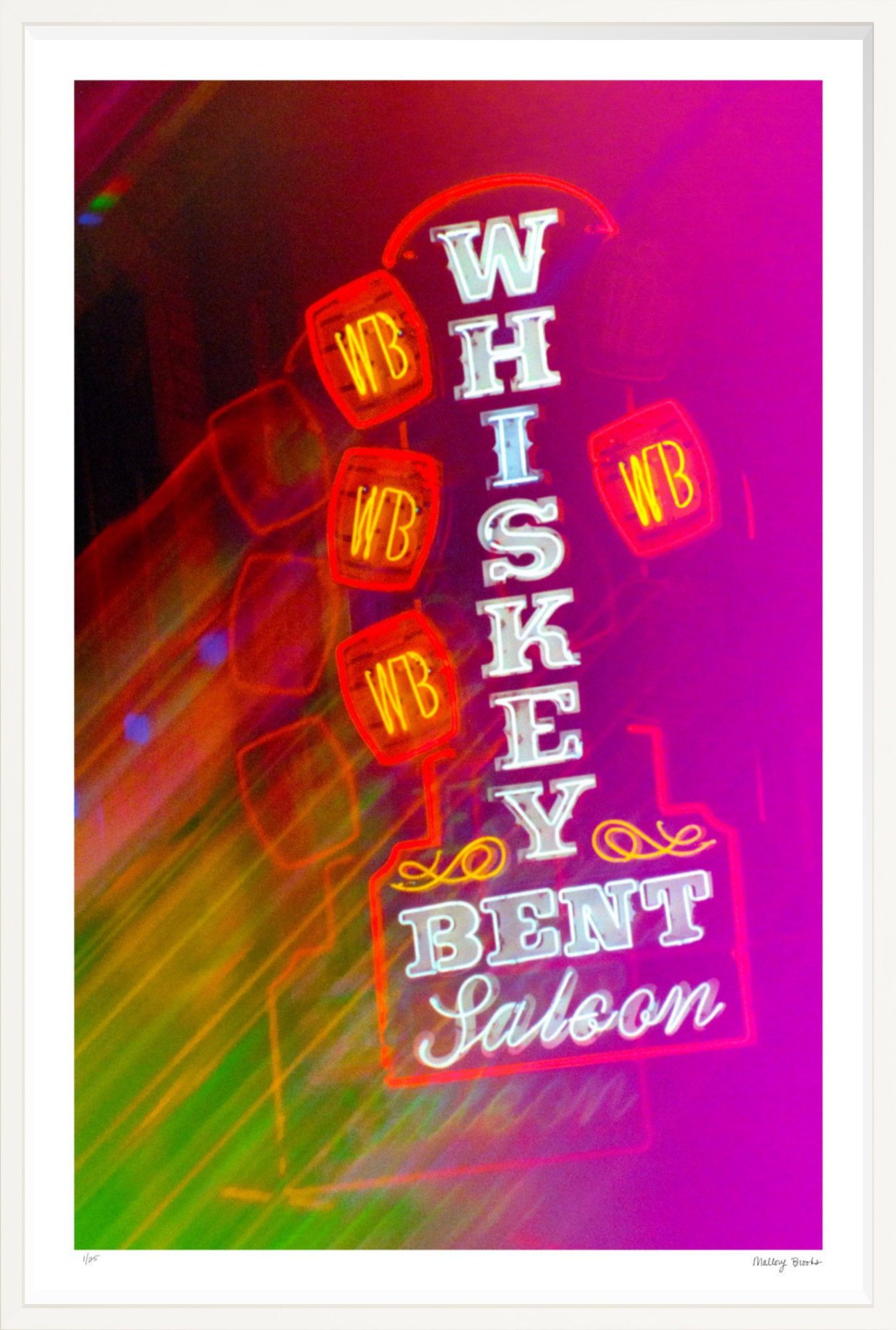 Neon Whiskey Bent Saloon