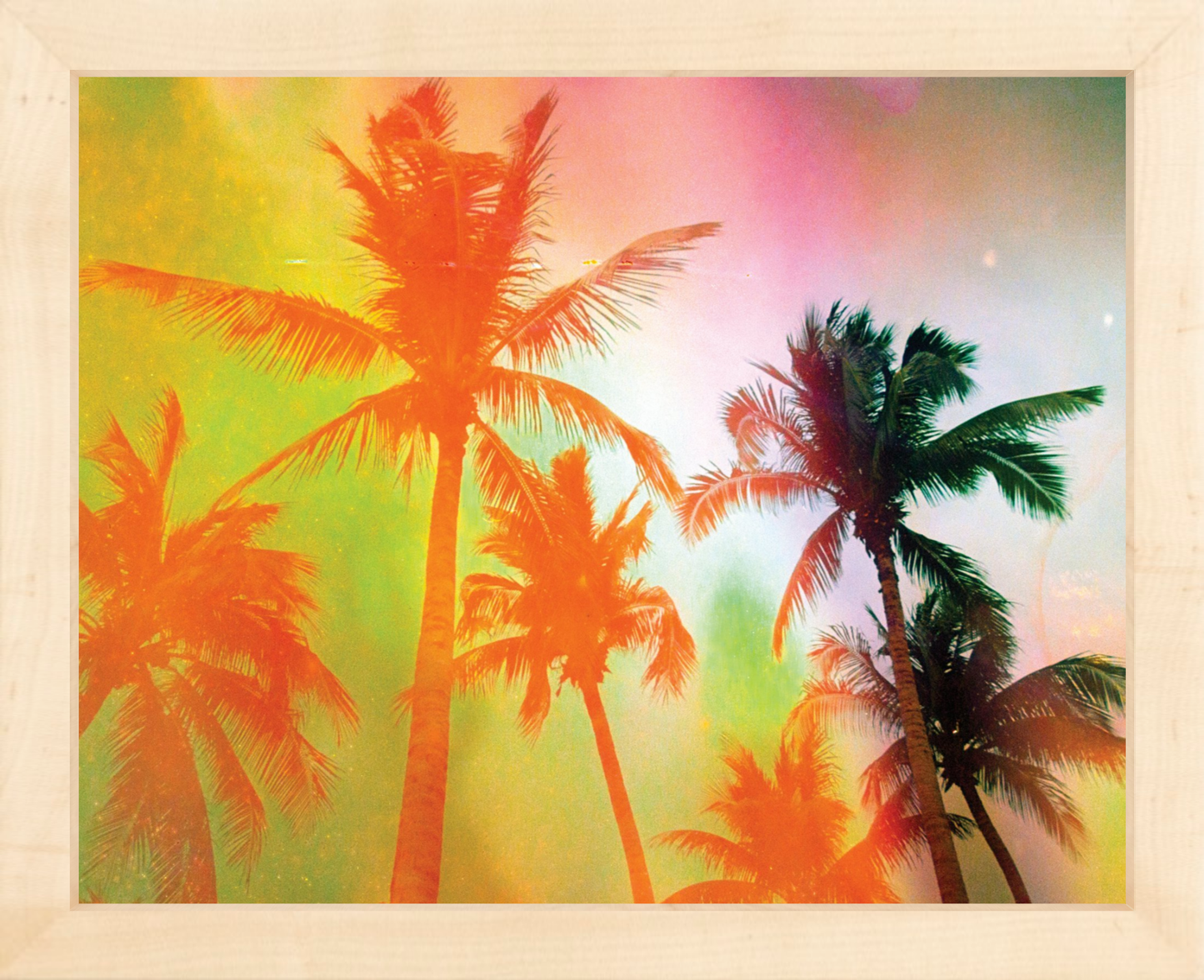 Neon Tropical Palms