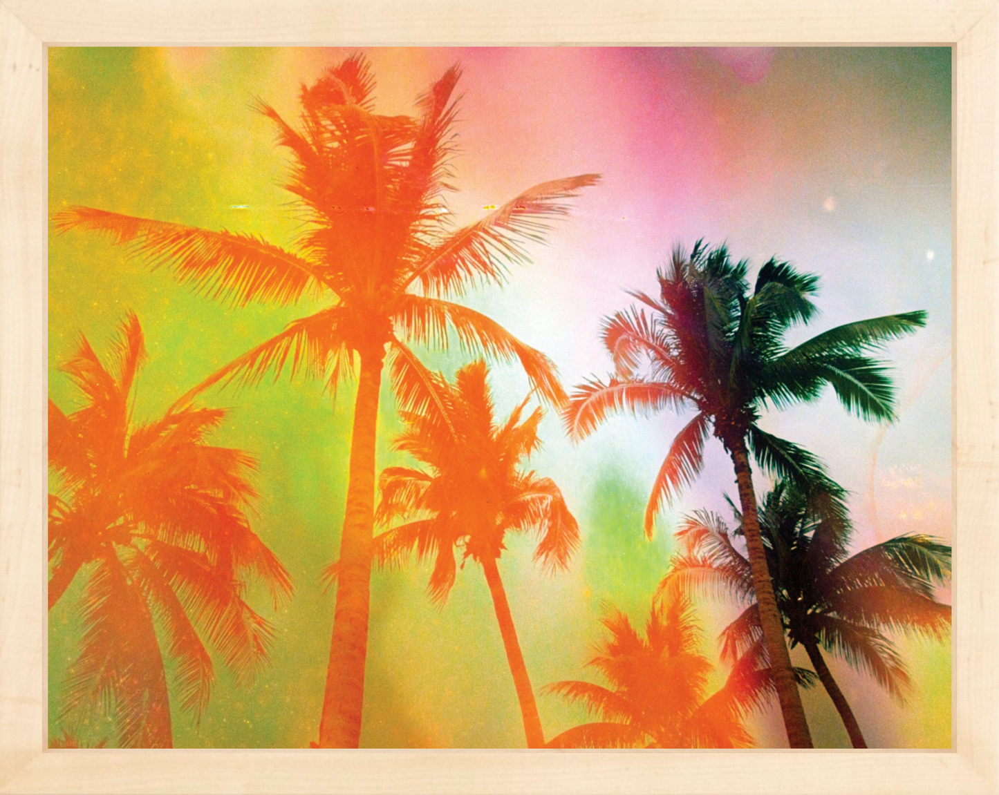 Neon Tropical Palms