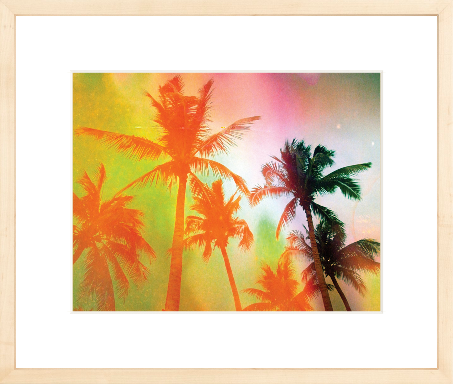 Neon Tropical Palms