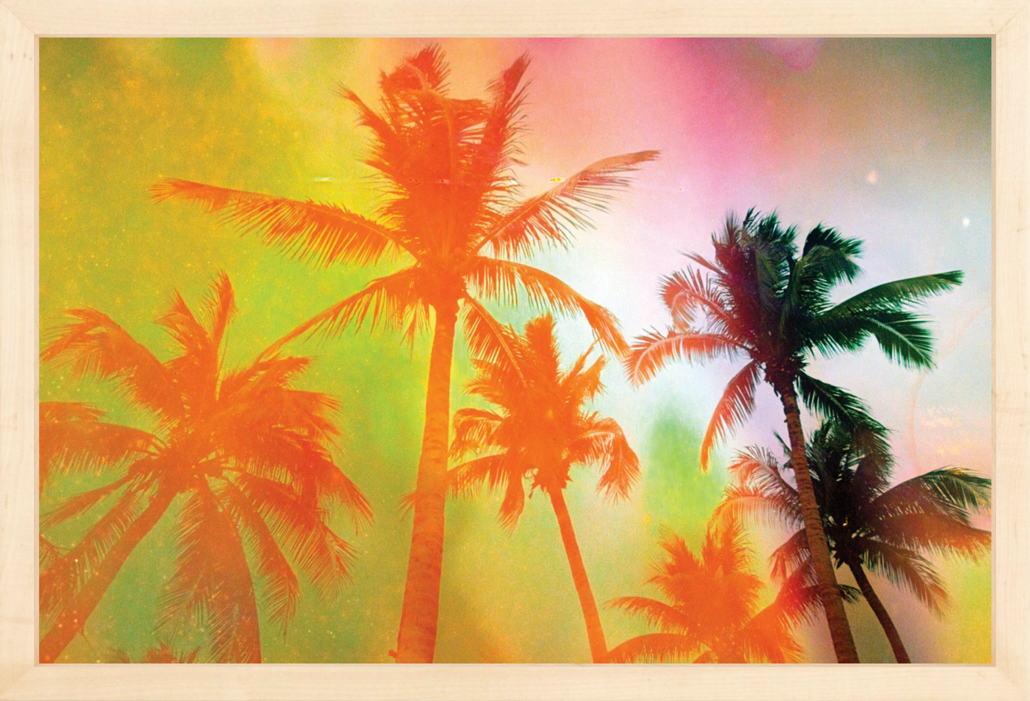 Neon Tropical Palms