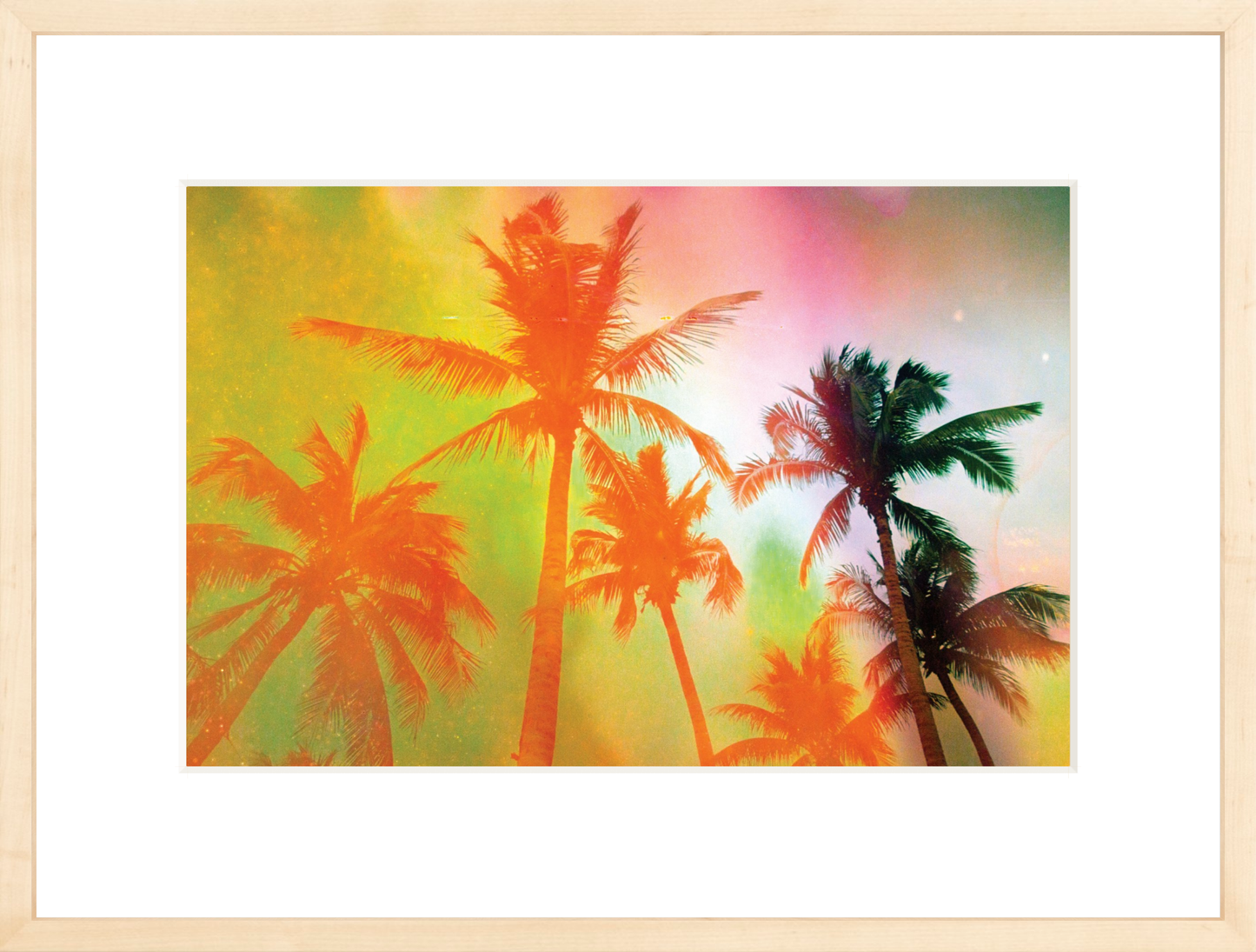 Neon Tropical Palms