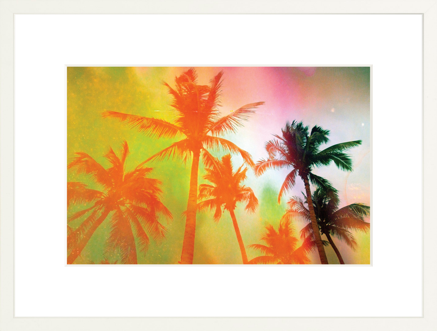 Neon Tropical Palms