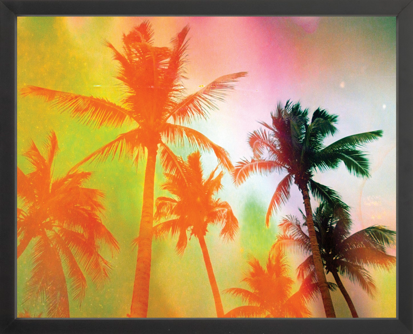 Neon Tropical Palms