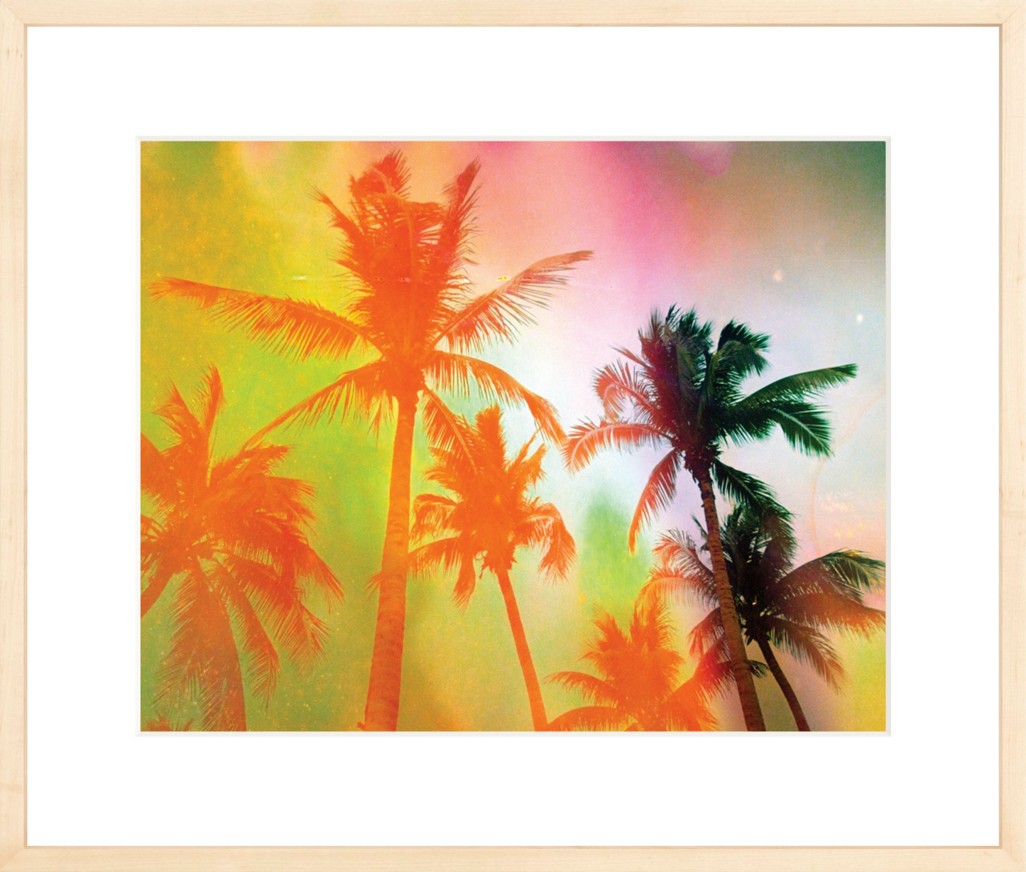 Neon Tropical Palms