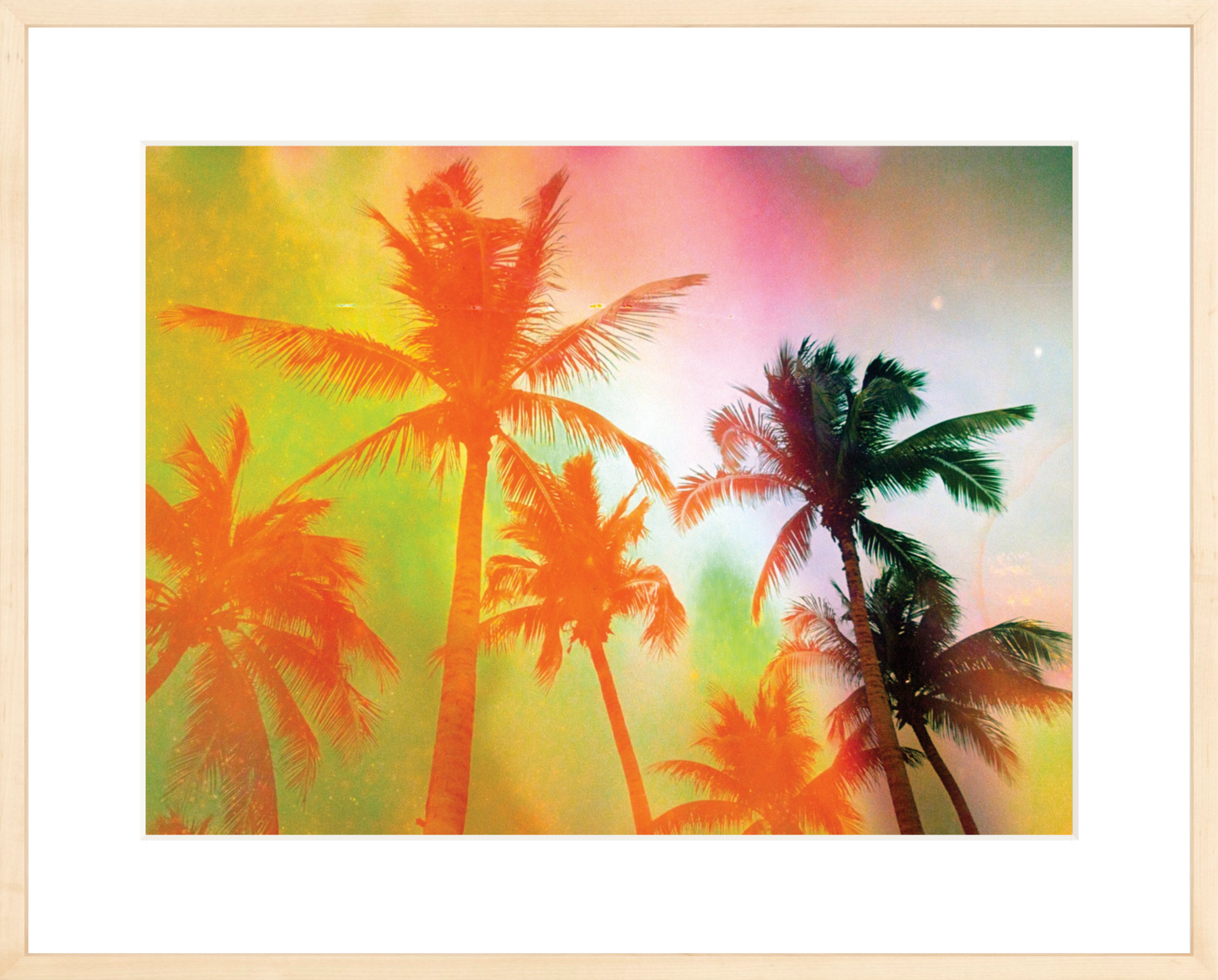 Neon Tropical Palms